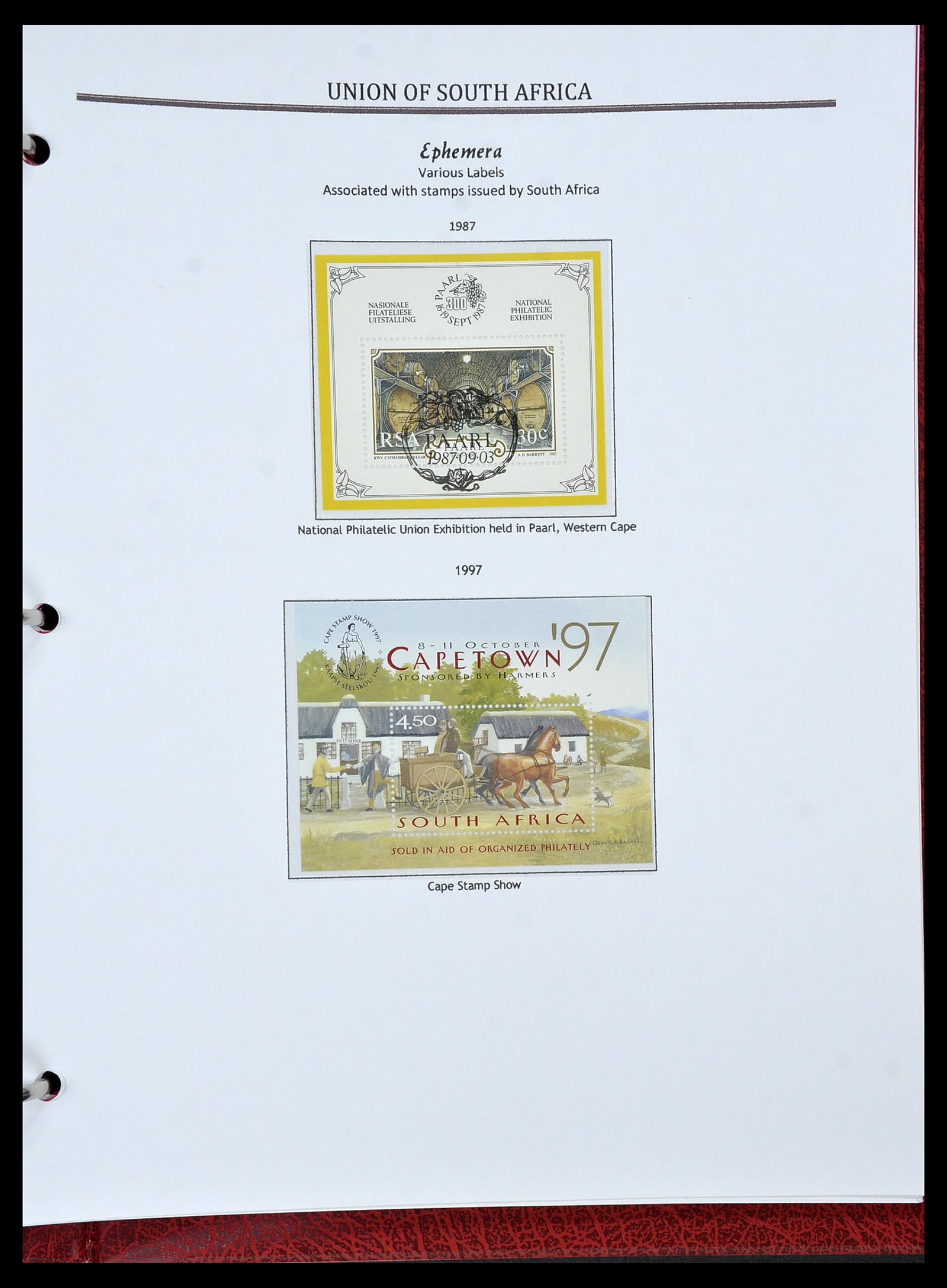34241 044 - Postzegelverzameling 34241 Zuid Afrika 1910-1996.