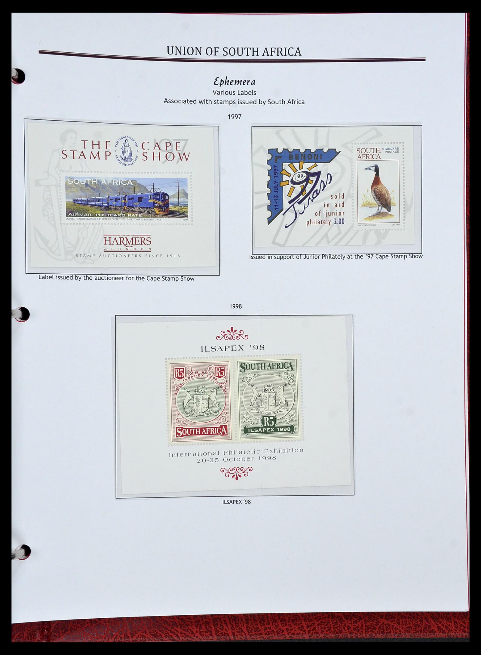 34241 045 - Postzegelverzameling 34241 Zuid Afrika 1910-1996.