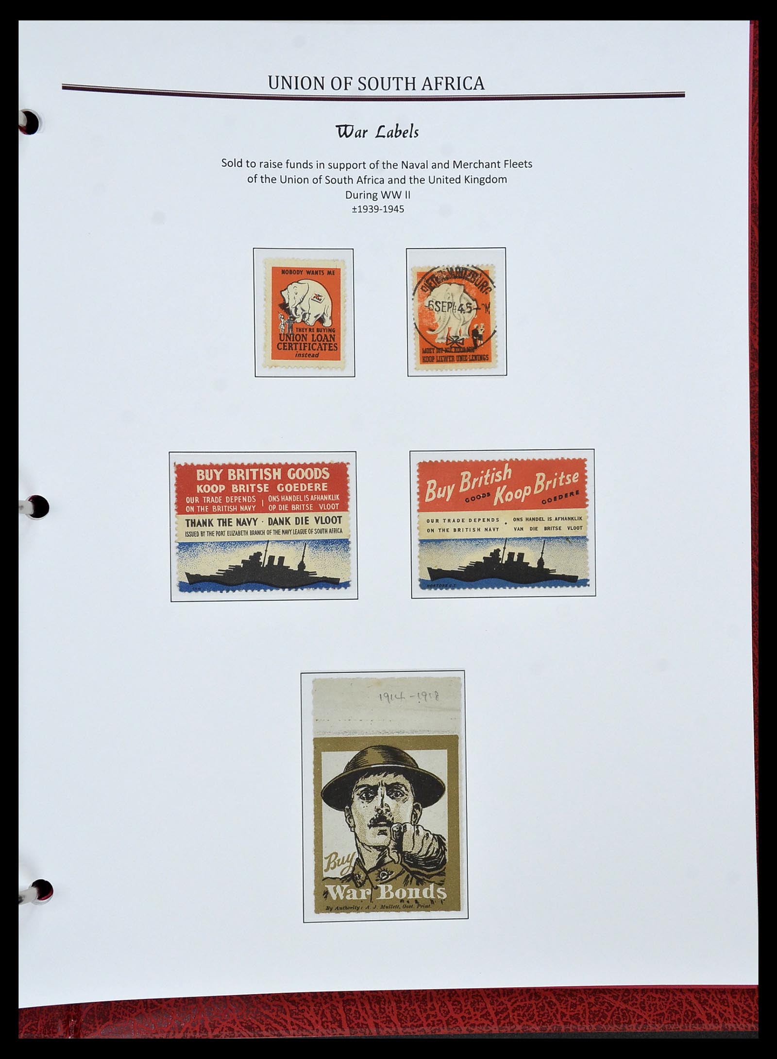 34241 047 - Postzegelverzameling 34241 Zuid Afrika 1910-1996.
