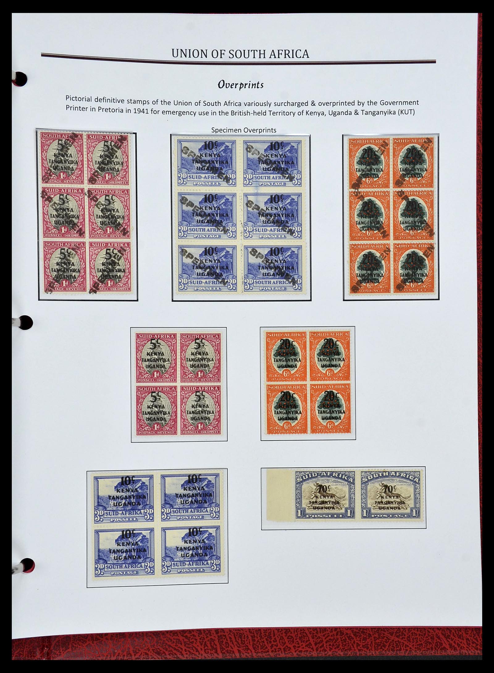 34241 051 - Stamp collection 34241 South Africa 1910-1996.