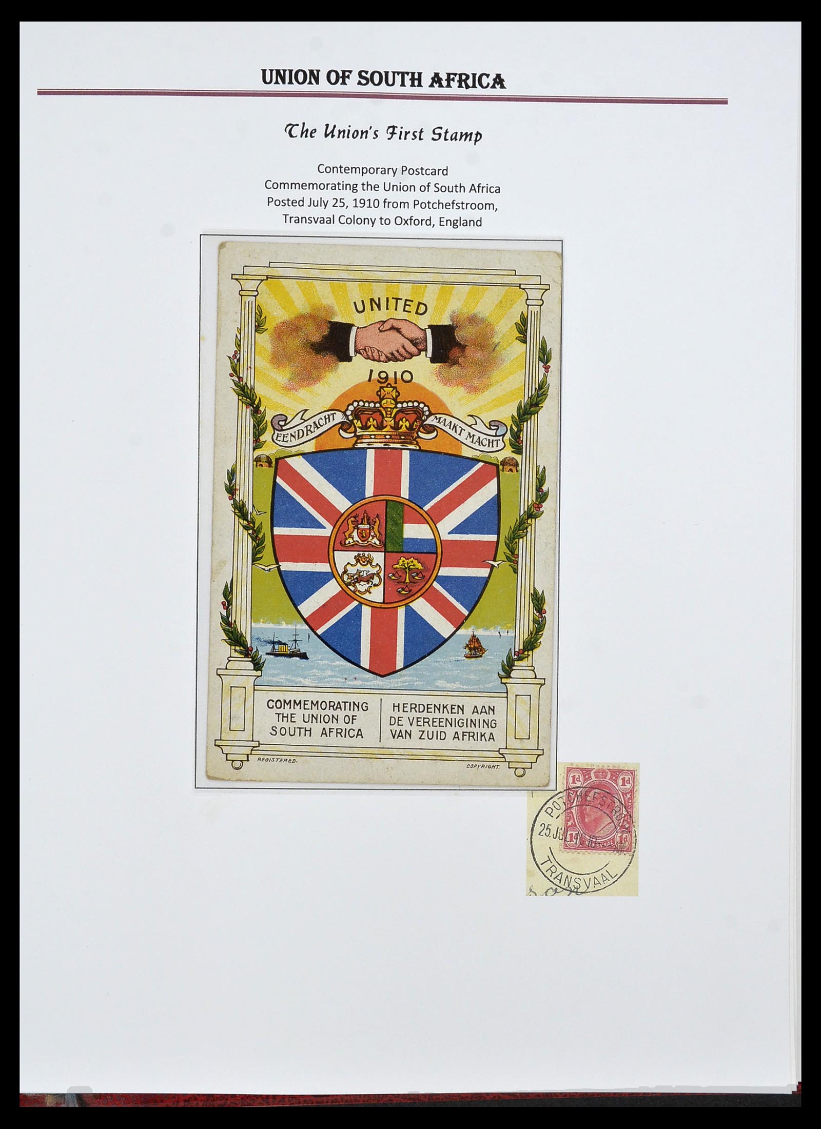 34241 054 - Postzegelverzameling 34241 Zuid Afrika 1910-1996.