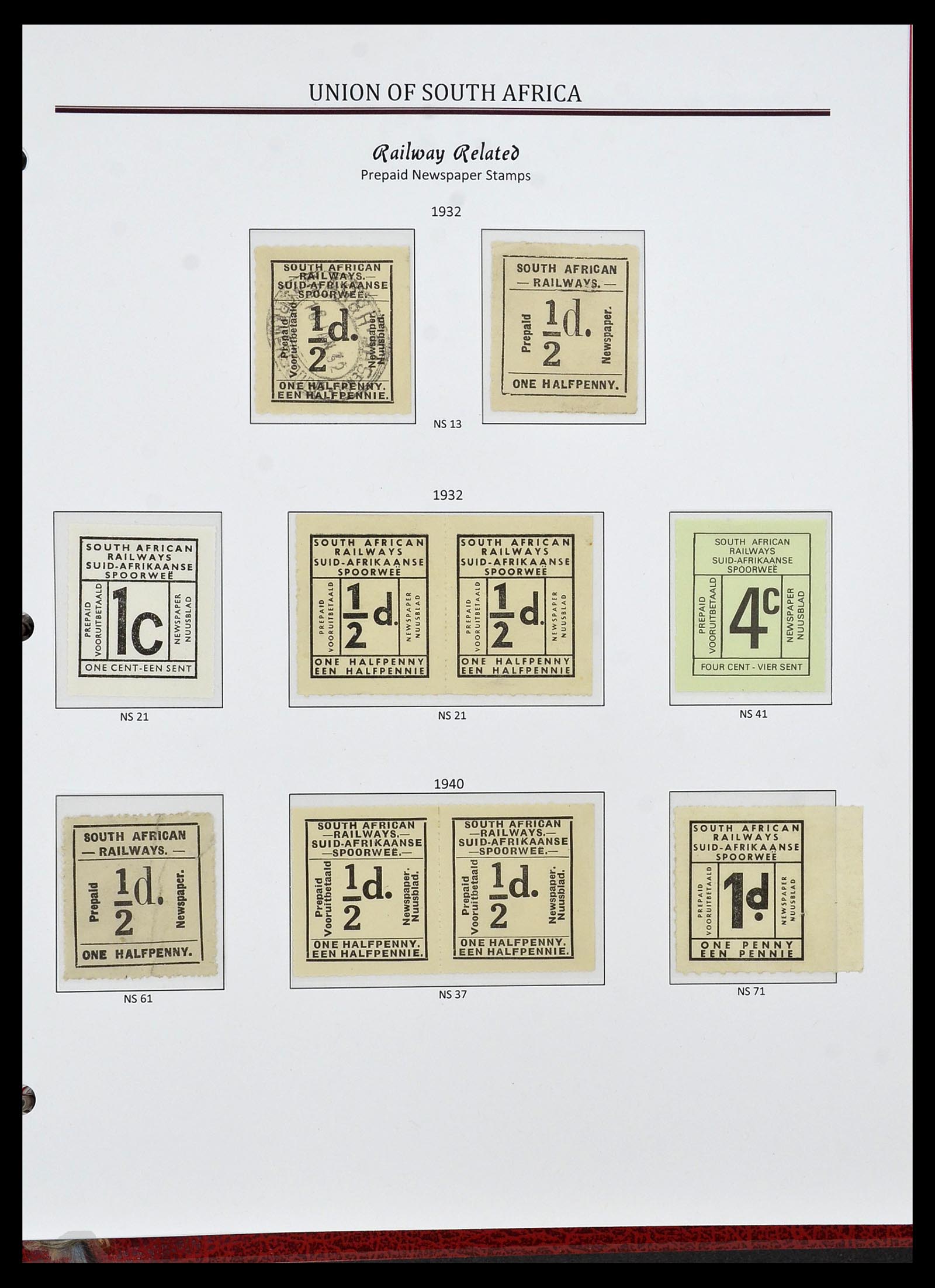 34241 064 - Postzegelverzameling 34241 Zuid Afrika 1910-1996.