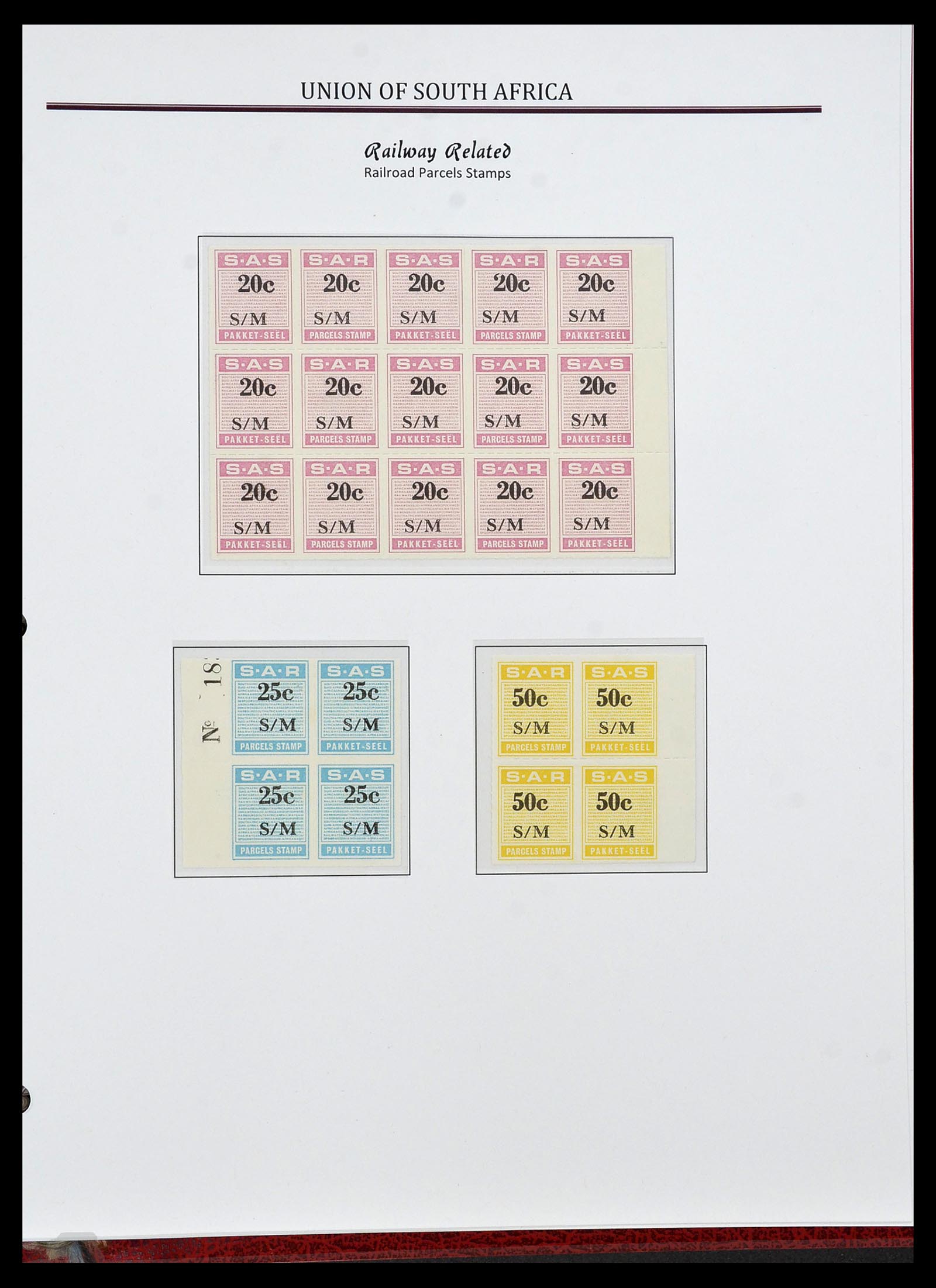 34241 066 - Postzegelverzameling 34241 Zuid Afrika 1910-1996.