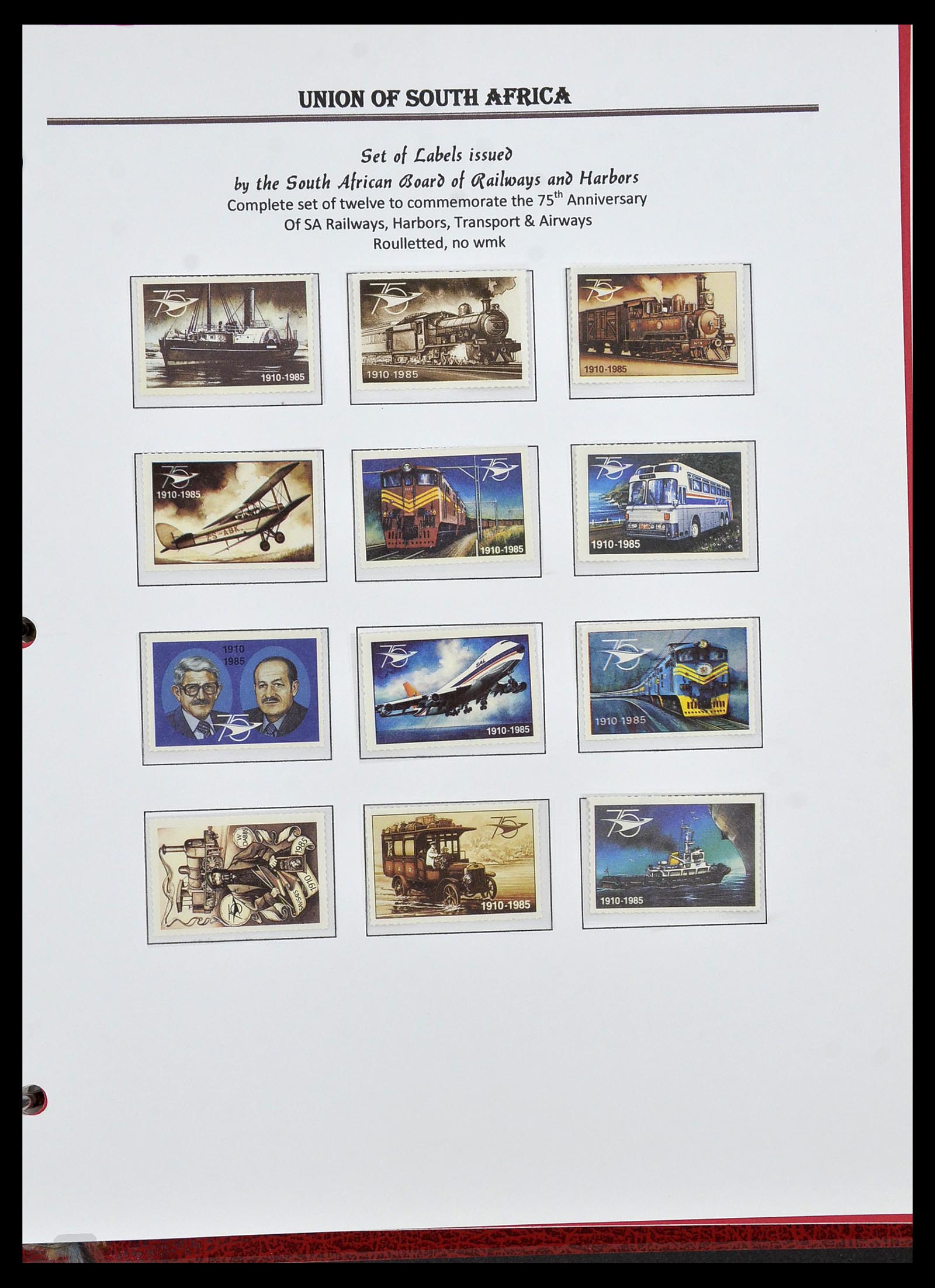 34241 068 - Postzegelverzameling 34241 Zuid Afrika 1910-1996.