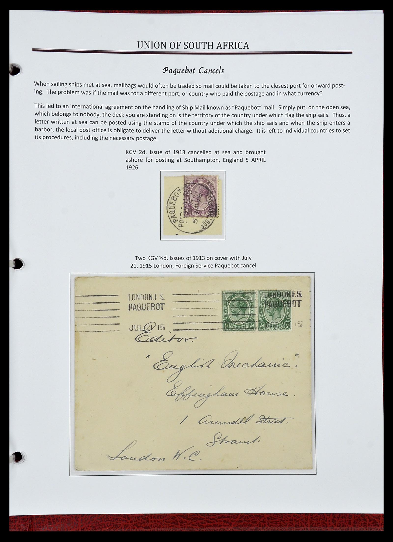 34241 082 - Postzegelverzameling 34241 Zuid Afrika 1910-1996.