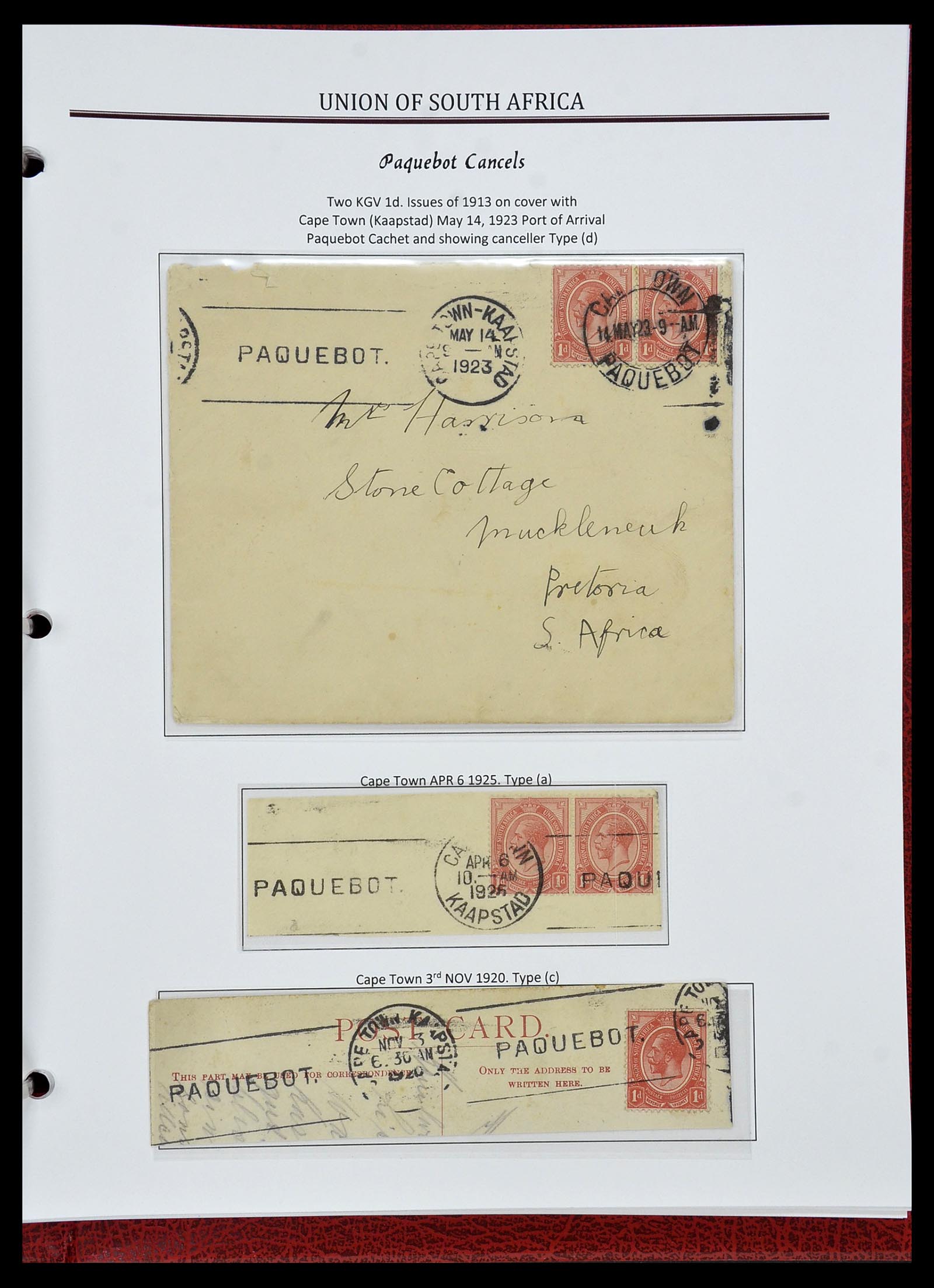 34241 084 - Postzegelverzameling 34241 Zuid Afrika 1910-1996.