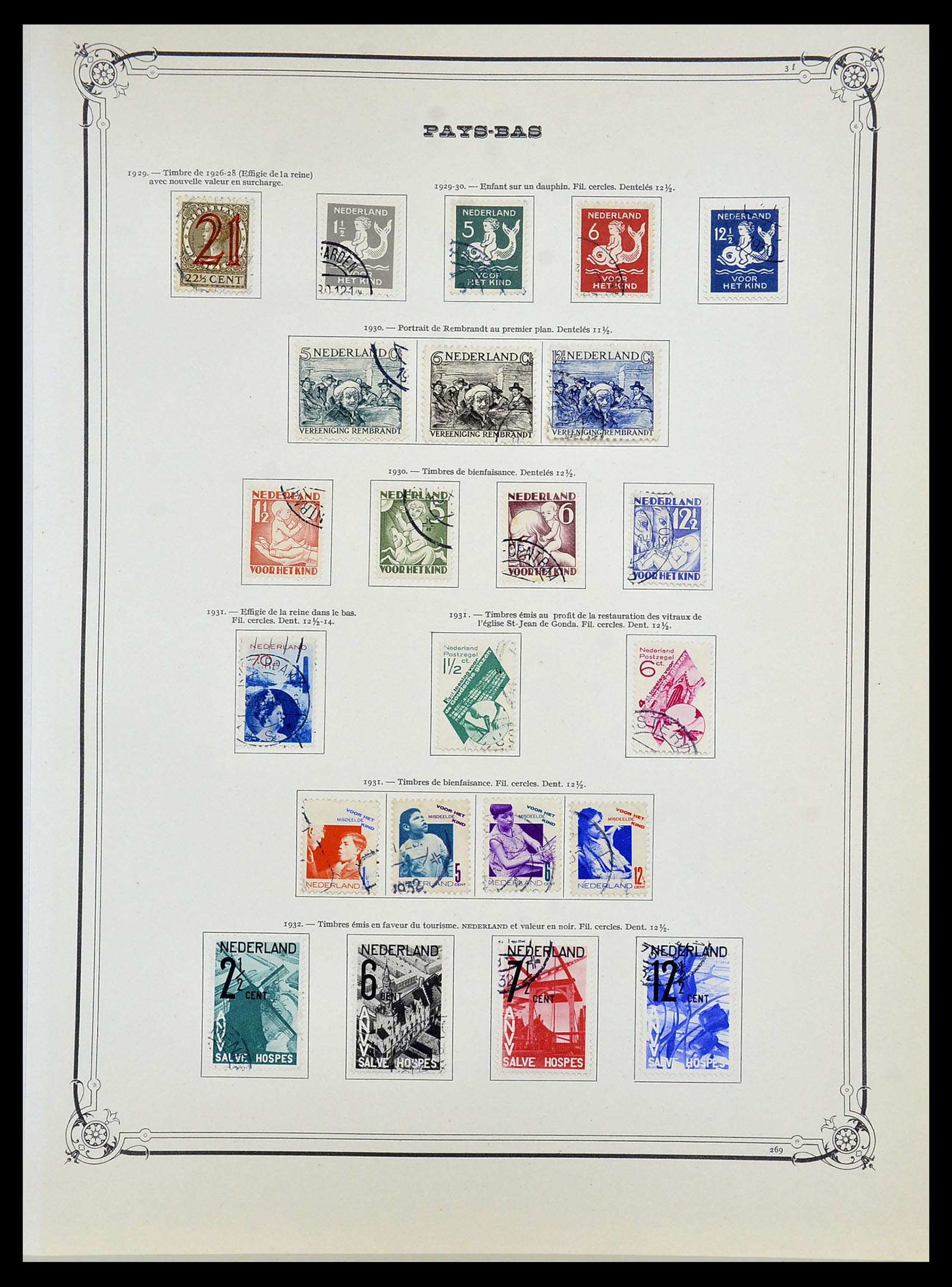 34242 019 - Stamp collection 34242 Netherlands 1852-1965.