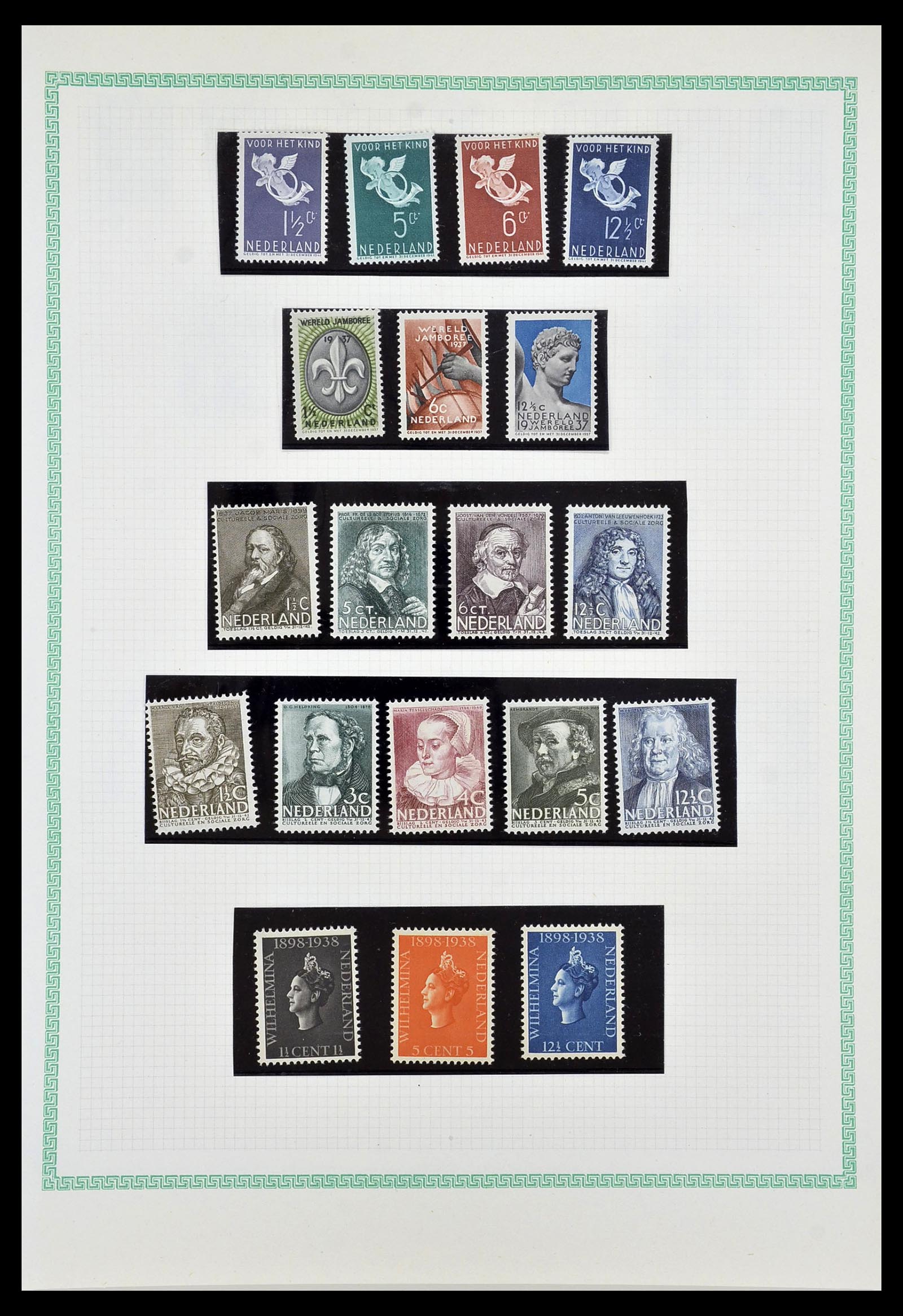 34242 024 - Stamp collection 34242 Netherlands 1852-1965.