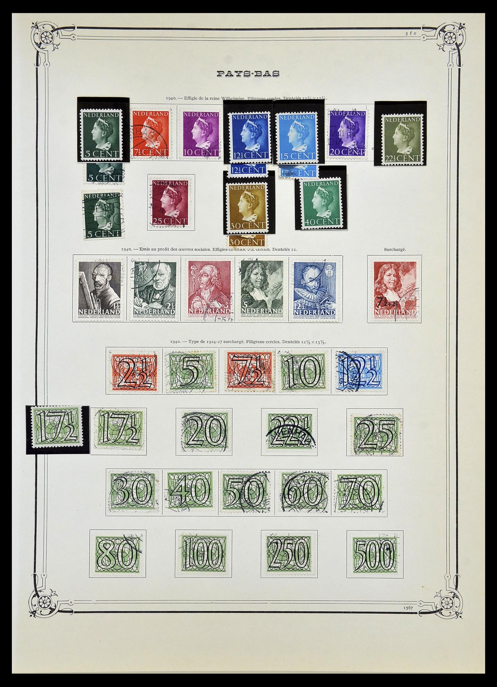34242 029 - Stamp collection 34242 Netherlands 1852-1965.