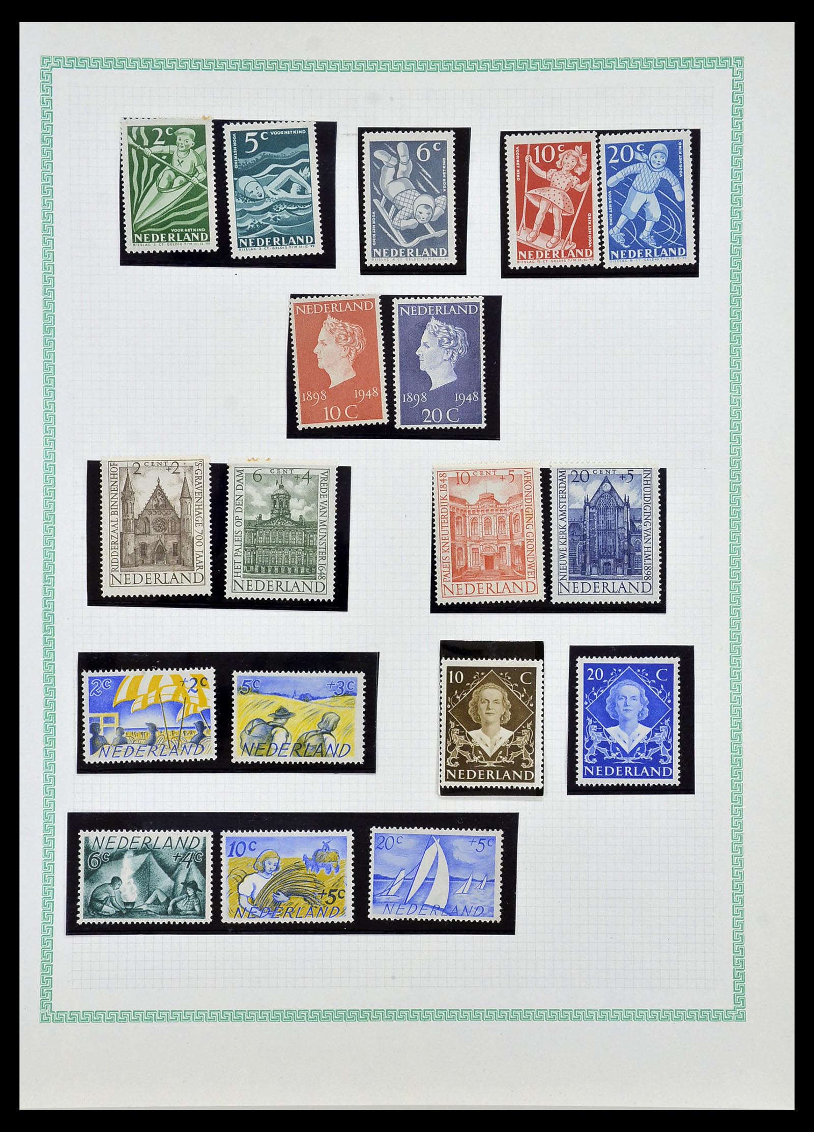 34242 040 - Stamp collection 34242 Netherlands 1852-1965.