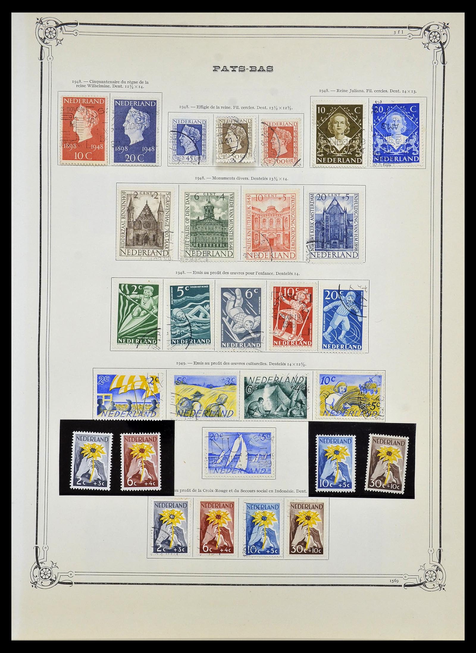 34242 041 - Stamp collection 34242 Netherlands 1852-1965.