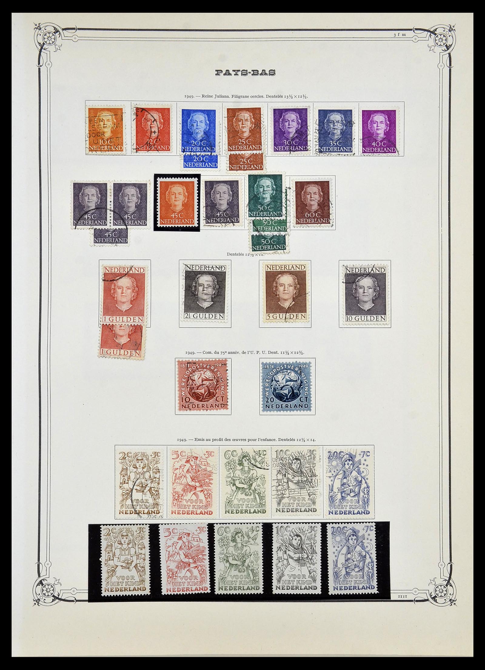 34242 042 - Stamp collection 34242 Netherlands 1852-1965.