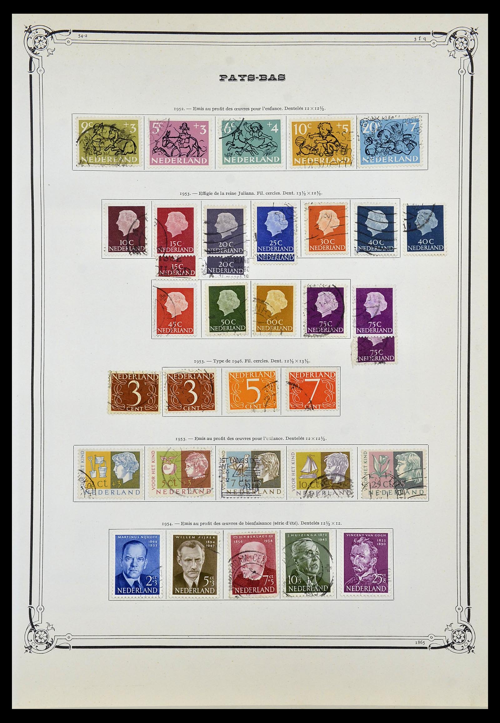 34242 052 - Stamp collection 34242 Netherlands 1852-1965.