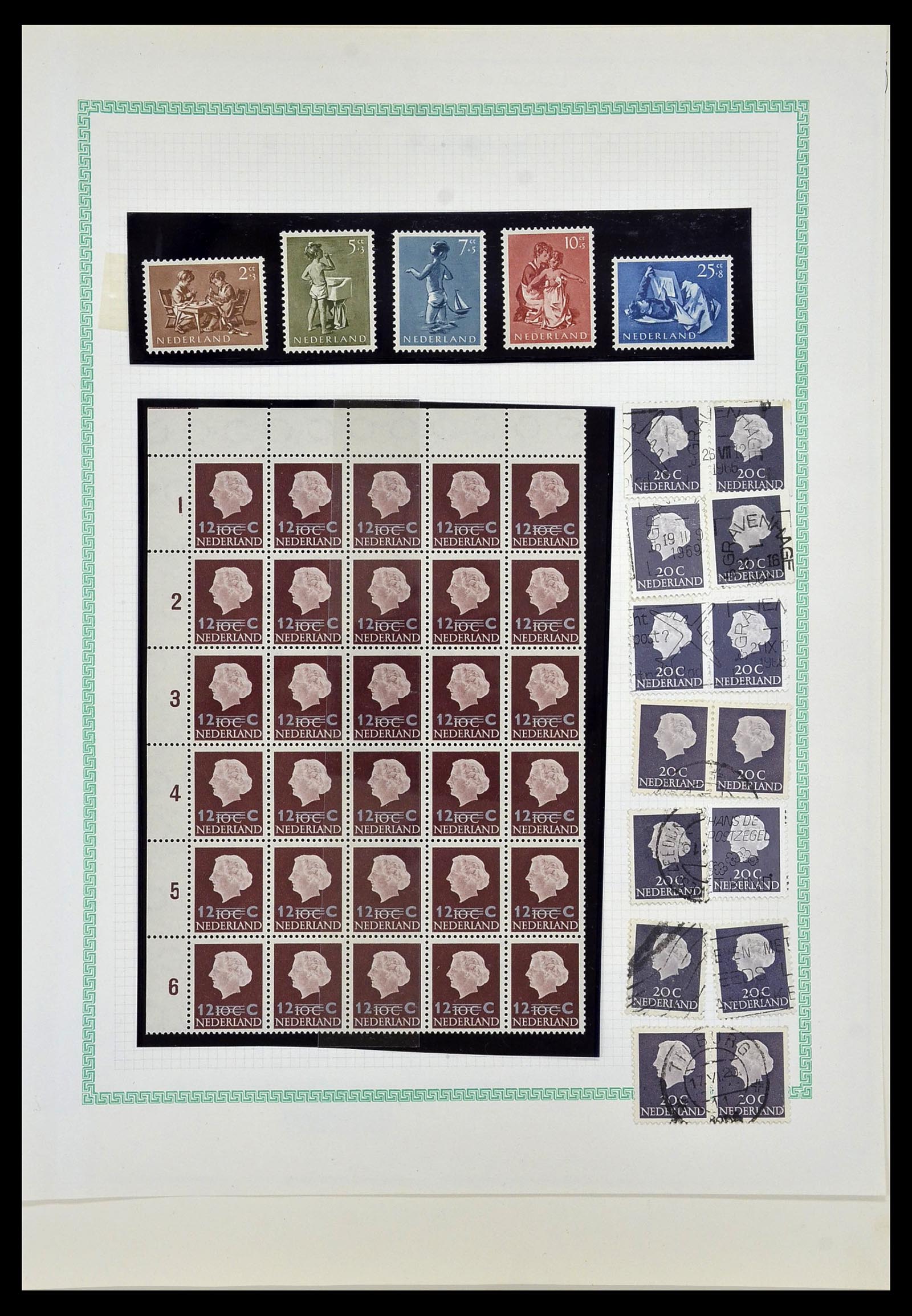 34242 053 - Stamp collection 34242 Netherlands 1852-1965.