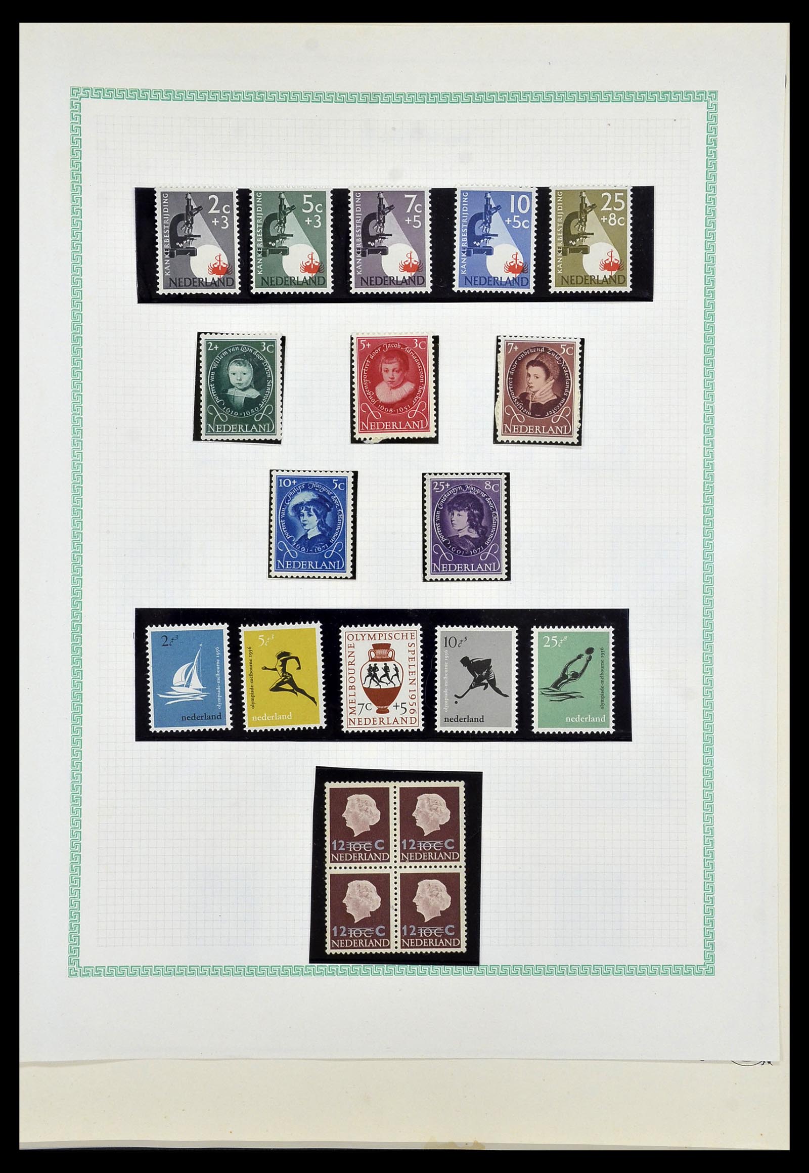 34242 056 - Stamp collection 34242 Netherlands 1852-1965.