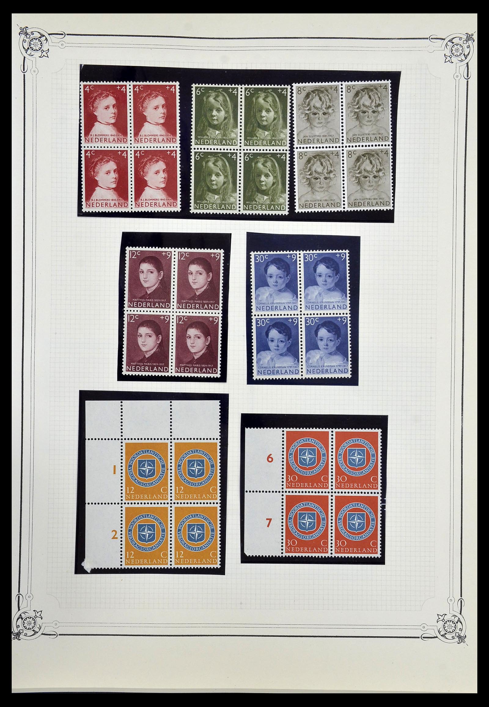 34242 059 - Stamp collection 34242 Netherlands 1852-1965.