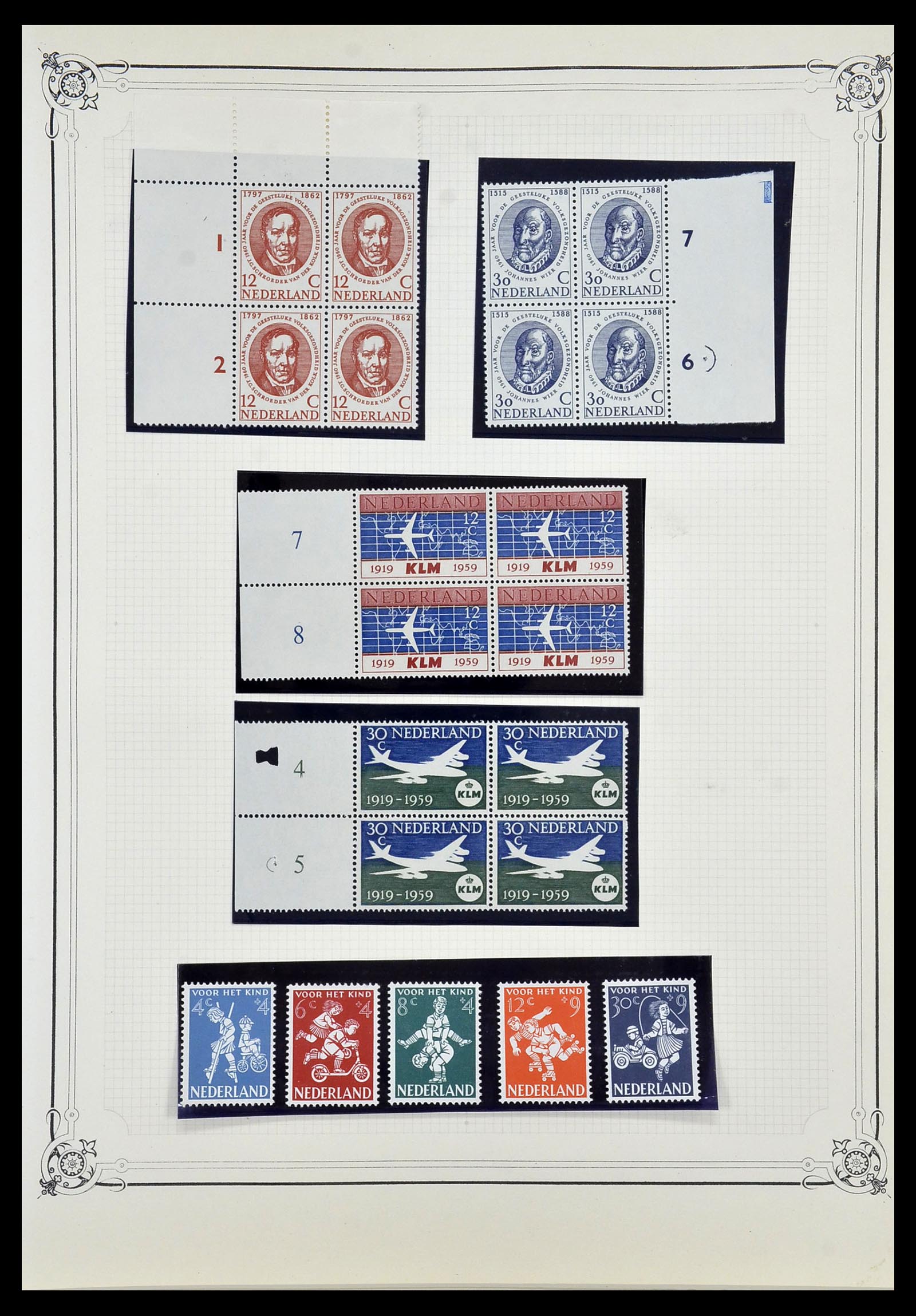 34242 062 - Stamp collection 34242 Netherlands 1852-1965.