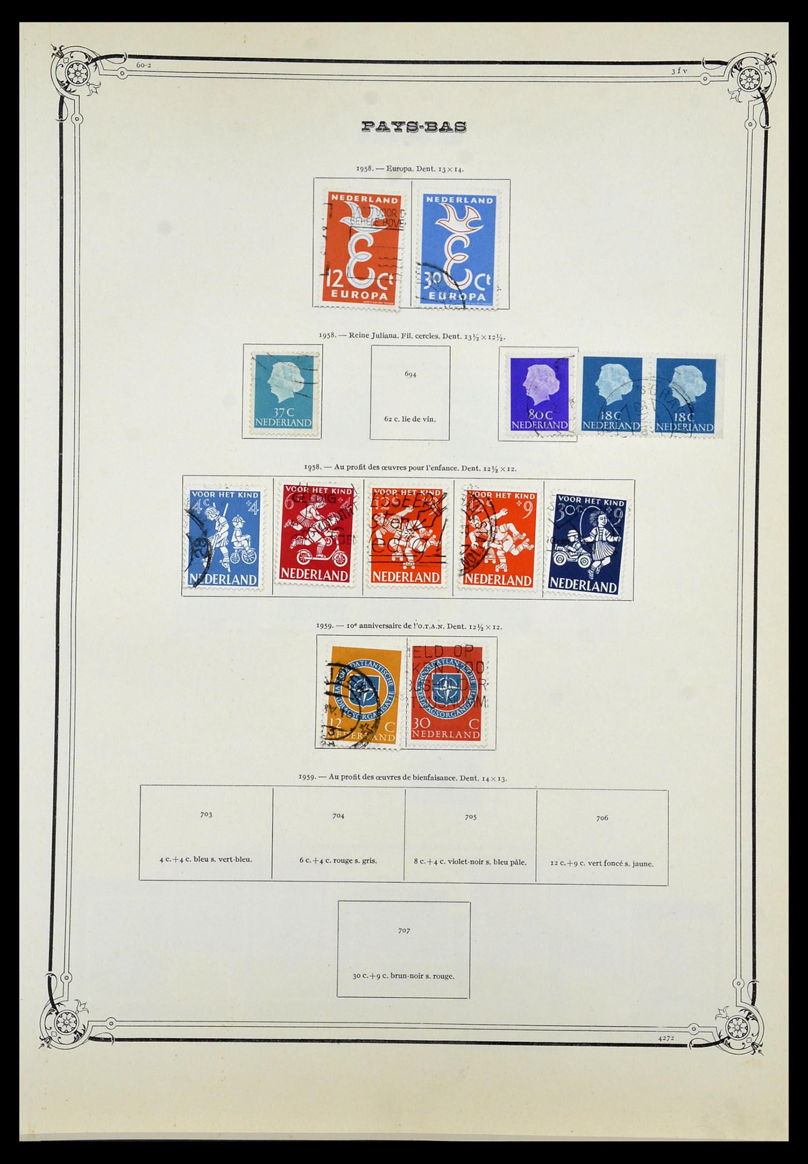 34242 065 - Stamp collection 34242 Netherlands 1852-1965.