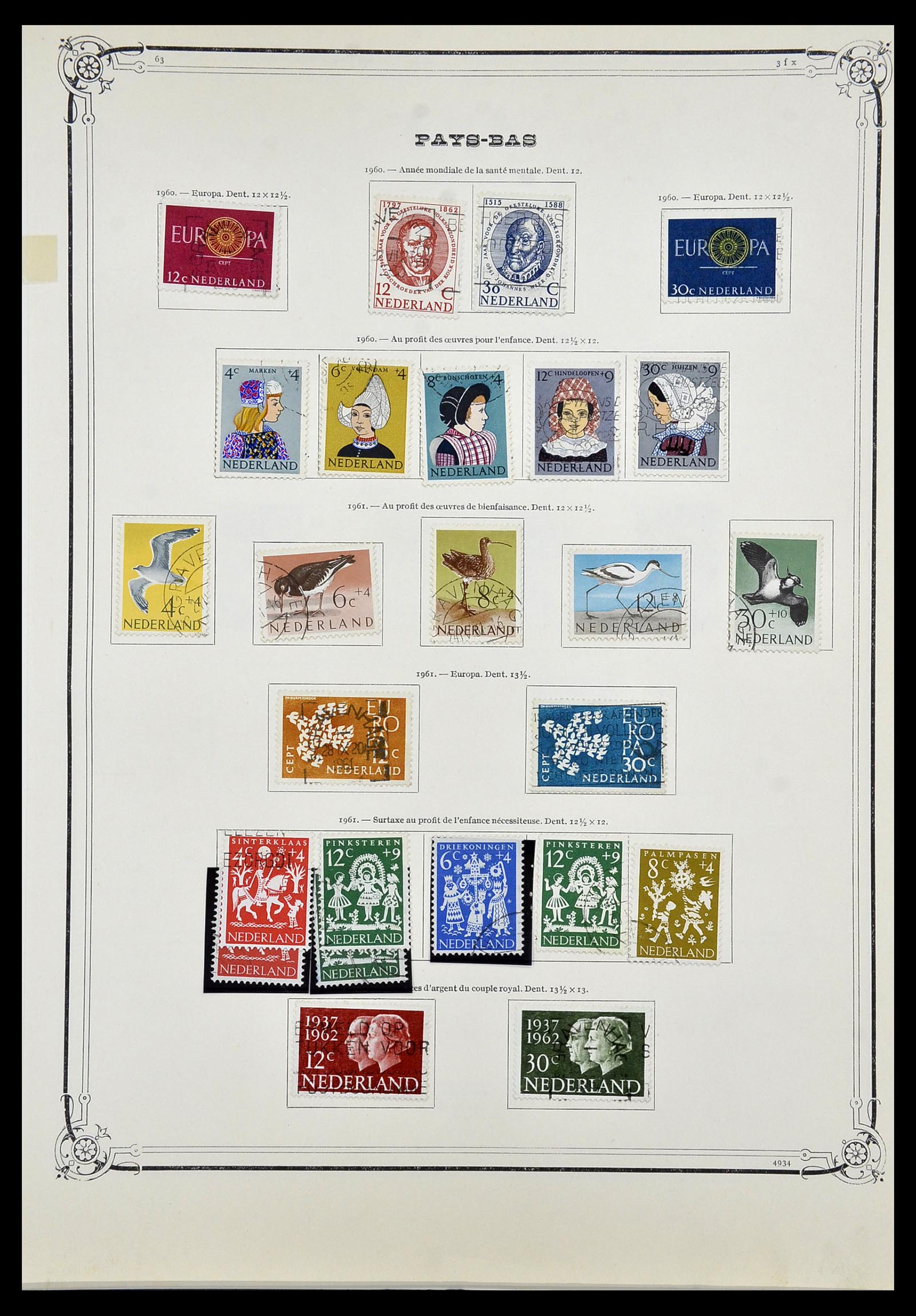 34242 067 - Stamp collection 34242 Netherlands 1852-1965.