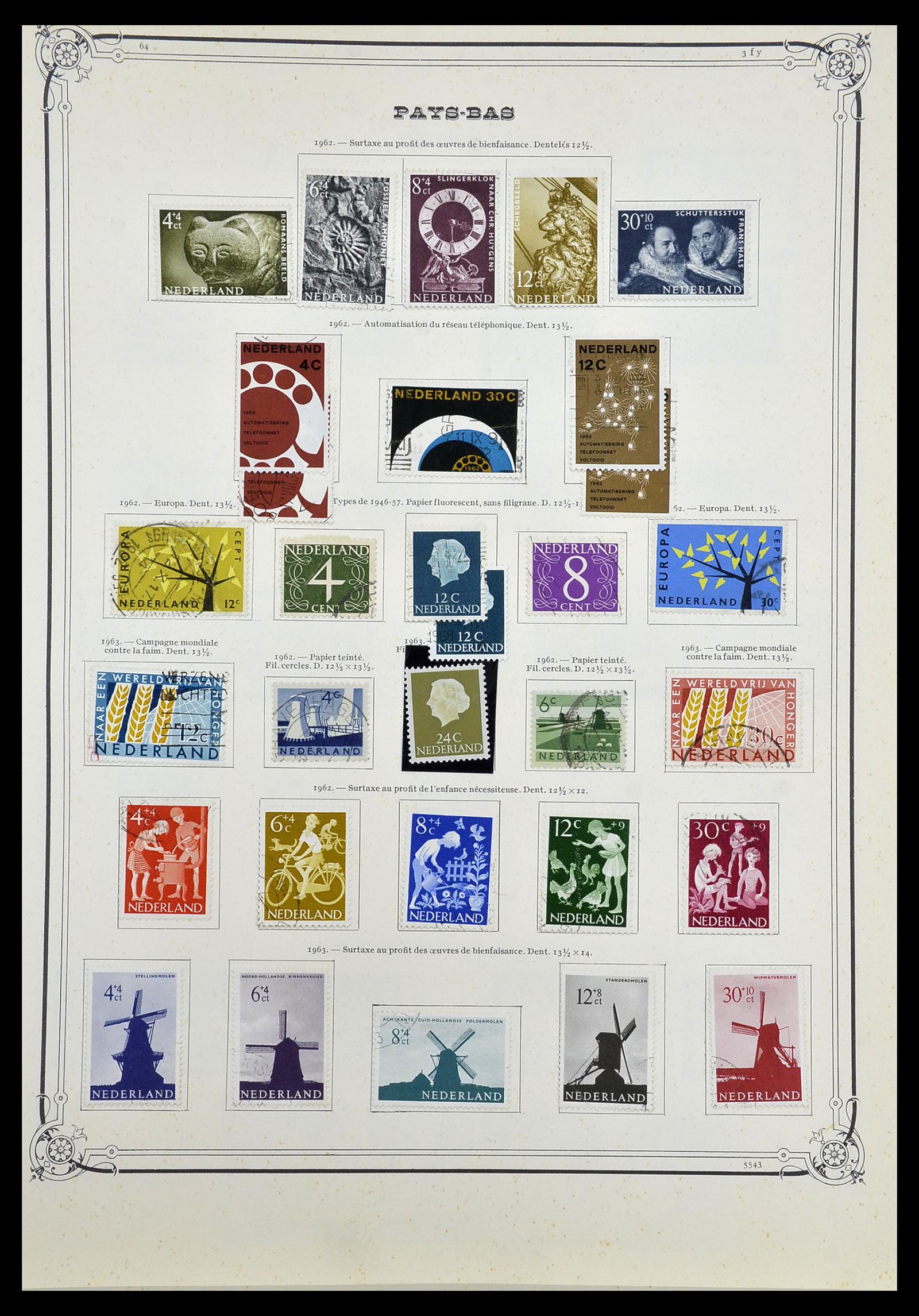 34242 069 - Stamp collection 34242 Netherlands 1852-1965.