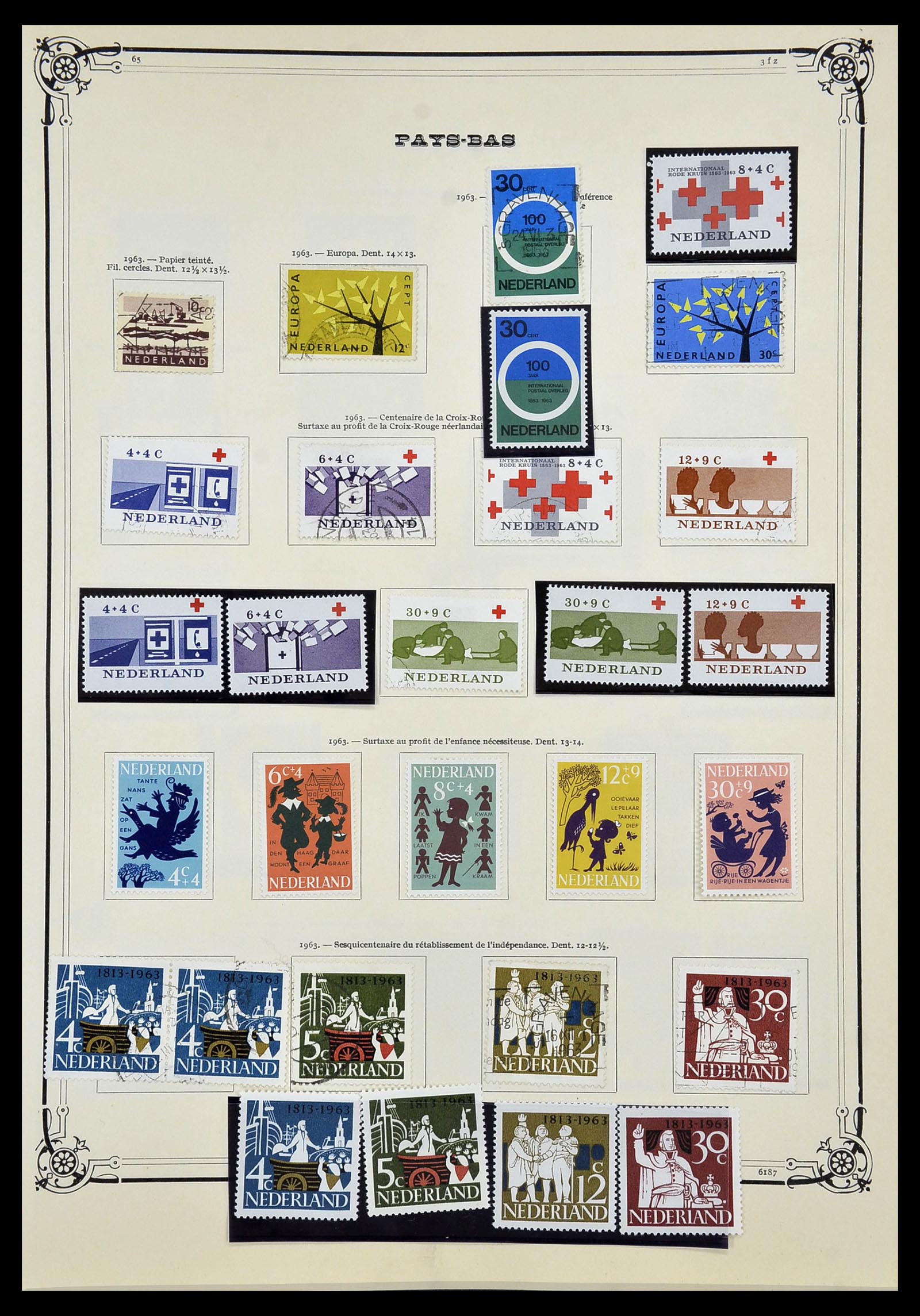 34242 070 - Stamp collection 34242 Netherlands 1852-1965.