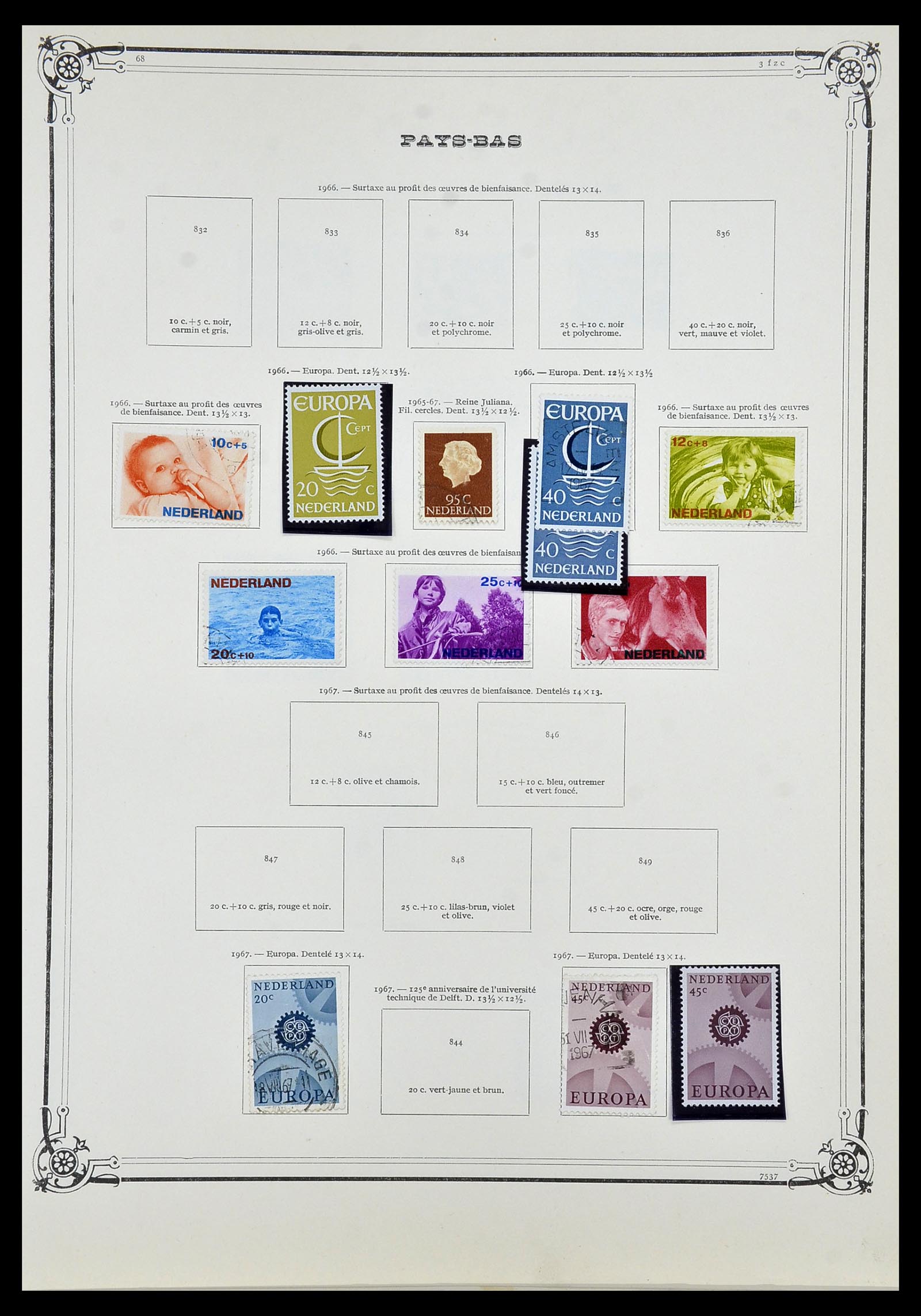 34242 073 - Stamp collection 34242 Netherlands 1852-1965.