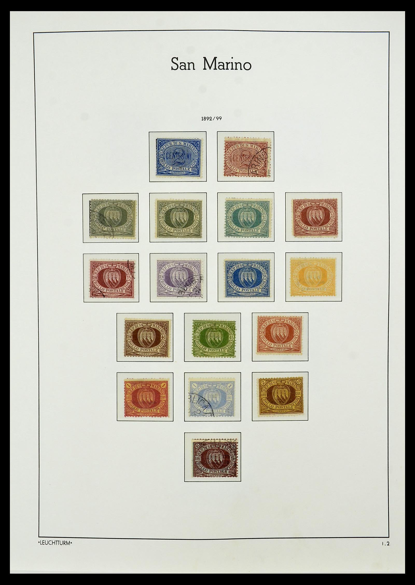 34243 002 - Postzegelverzameling 34243 San Marino 1877-2008.