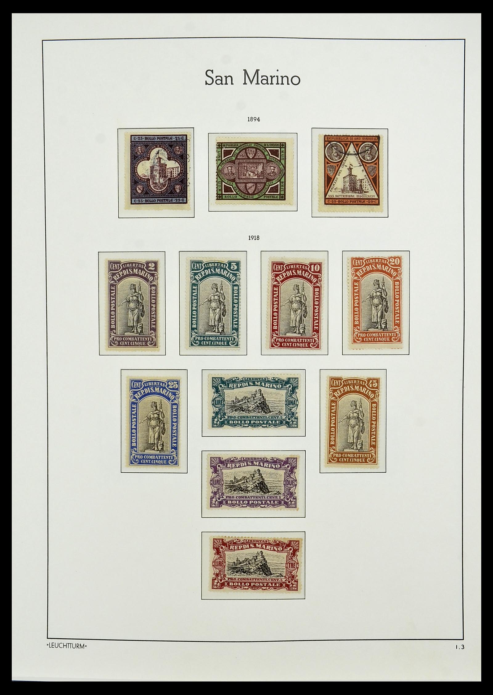 34243 003 - Stamp collection 34243 San Marino 1877-2008.