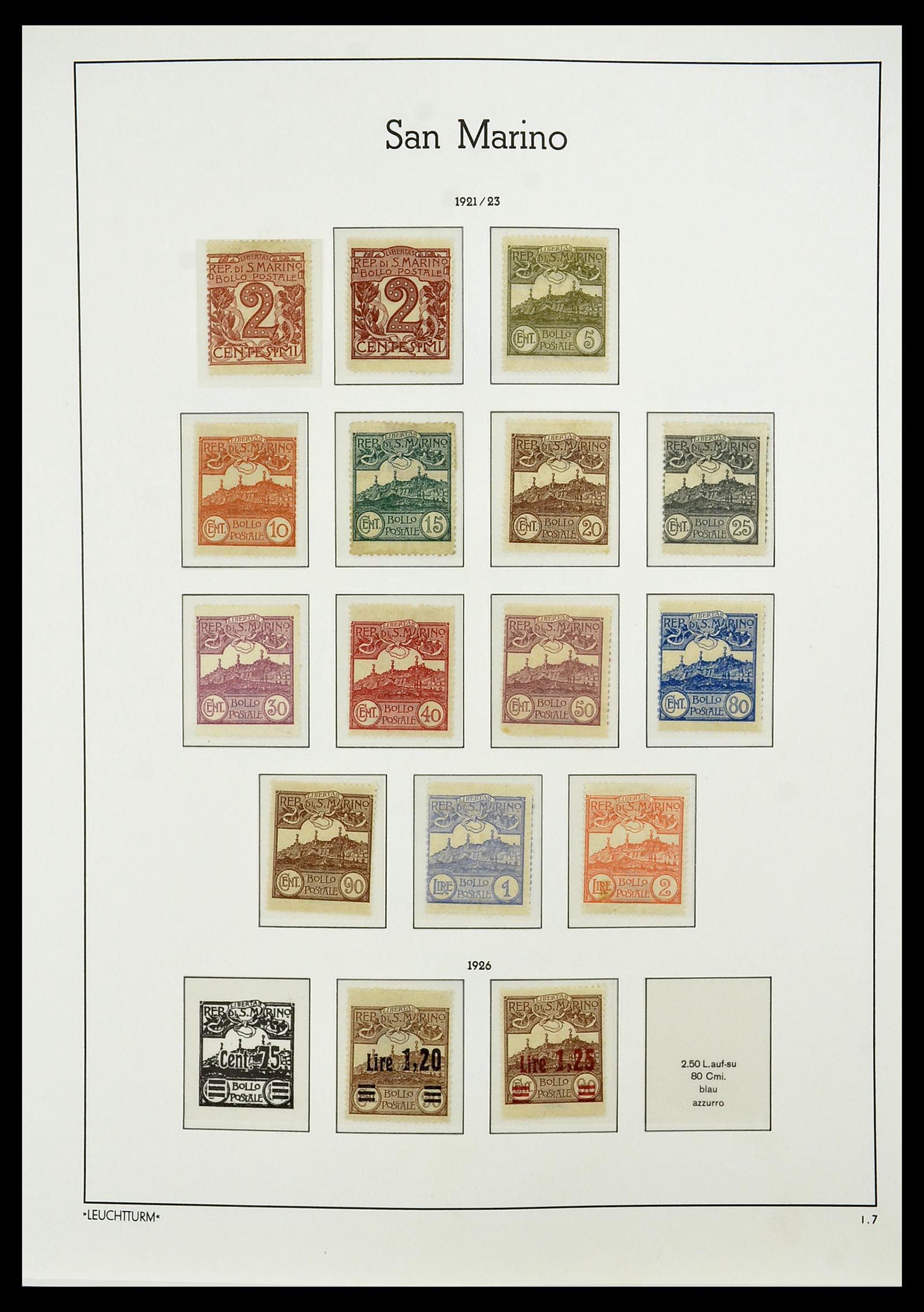 34243 007 - Stamp collection 34243 San Marino 1877-2008.