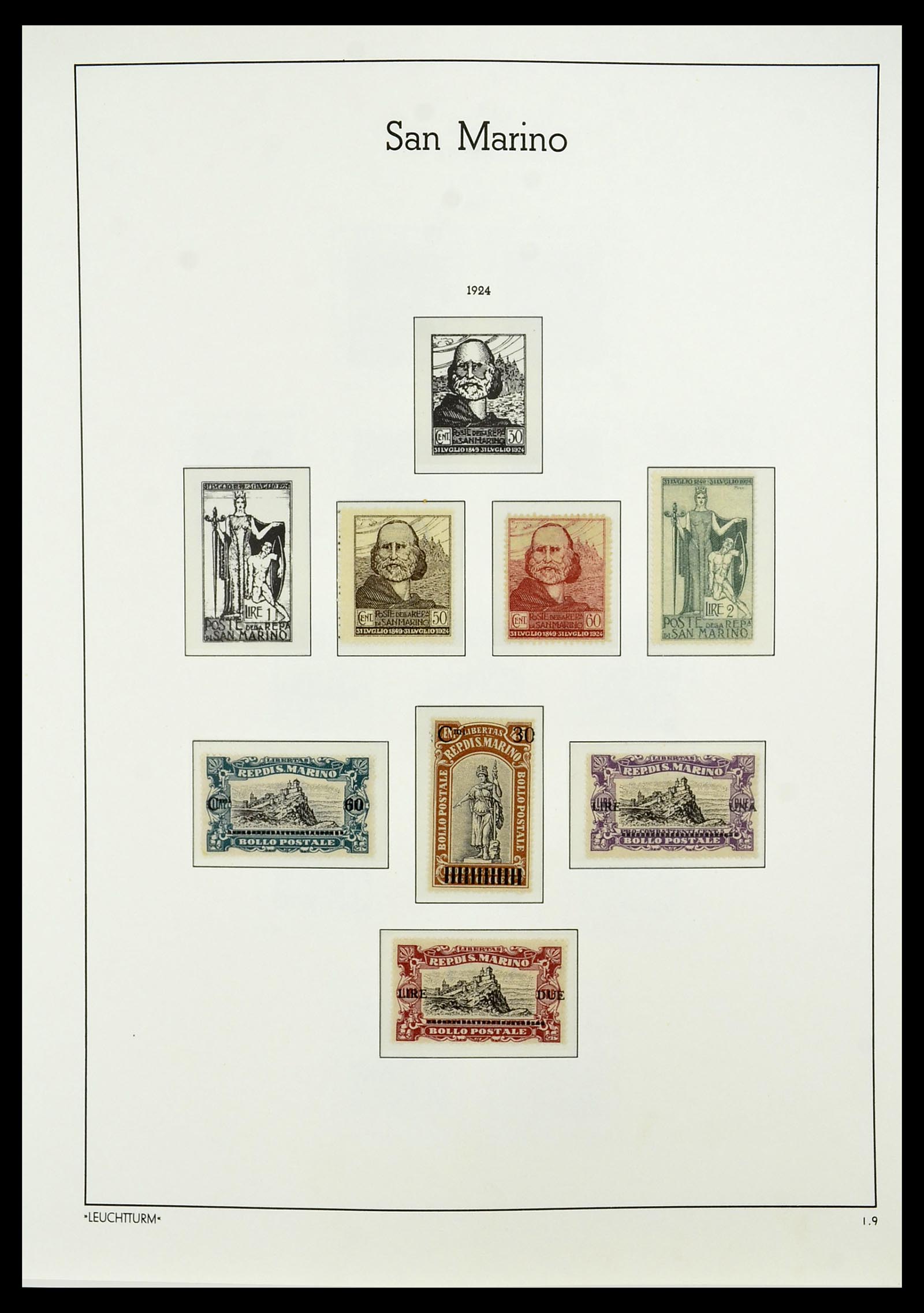 34243 009 - Stamp collection 34243 San Marino 1877-2008.