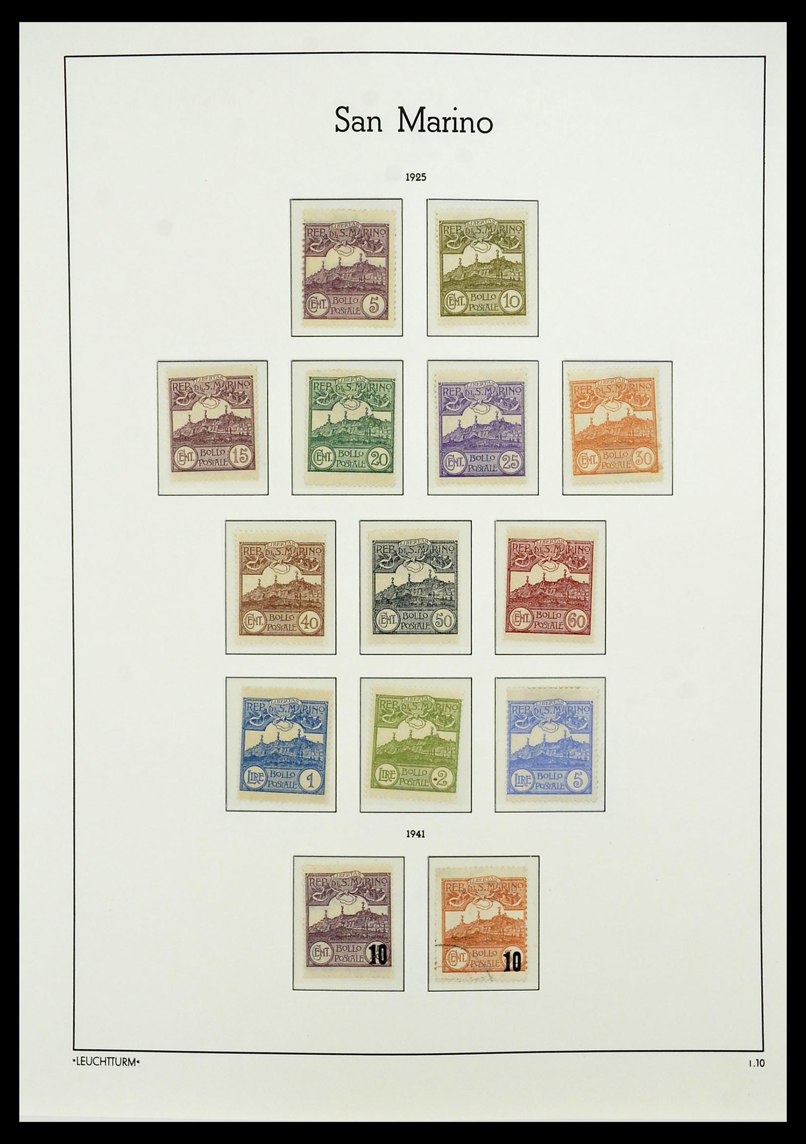34243 010 - Stamp collection 34243 San Marino 1877-2008.
