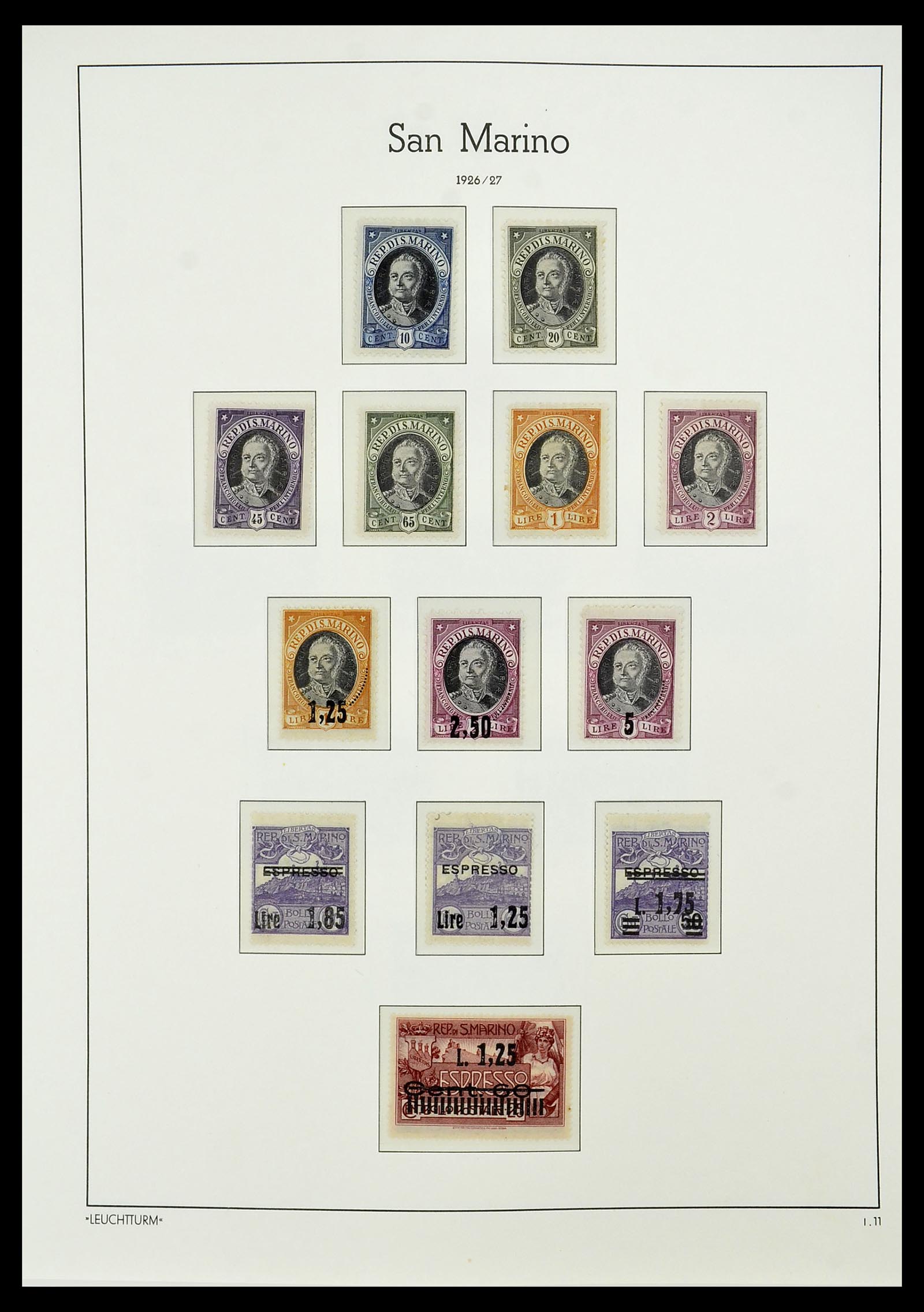 34243 011 - Stamp collection 34243 San Marino 1877-2008.