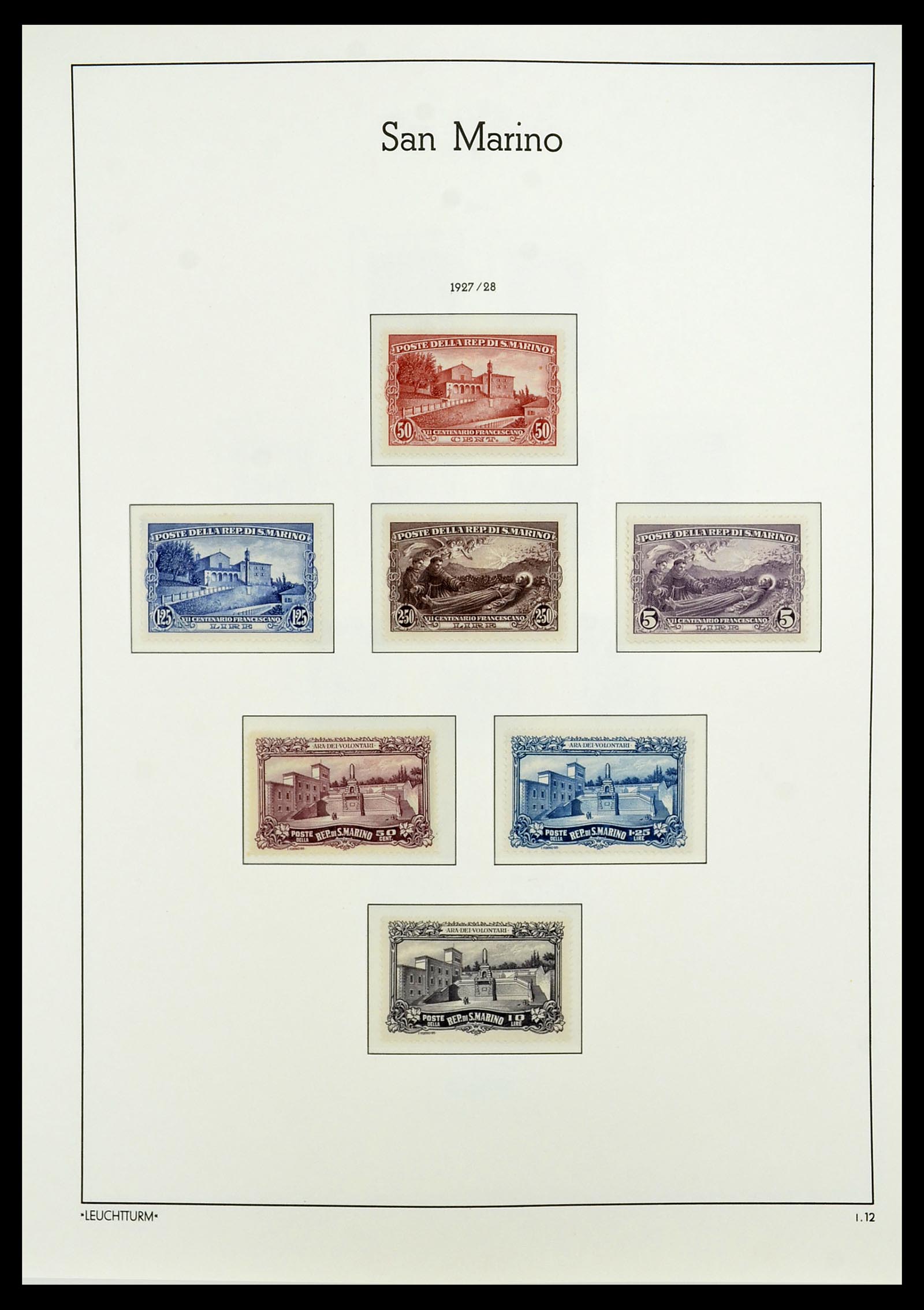 34243 012 - Stamp collection 34243 San Marino 1877-2008.
