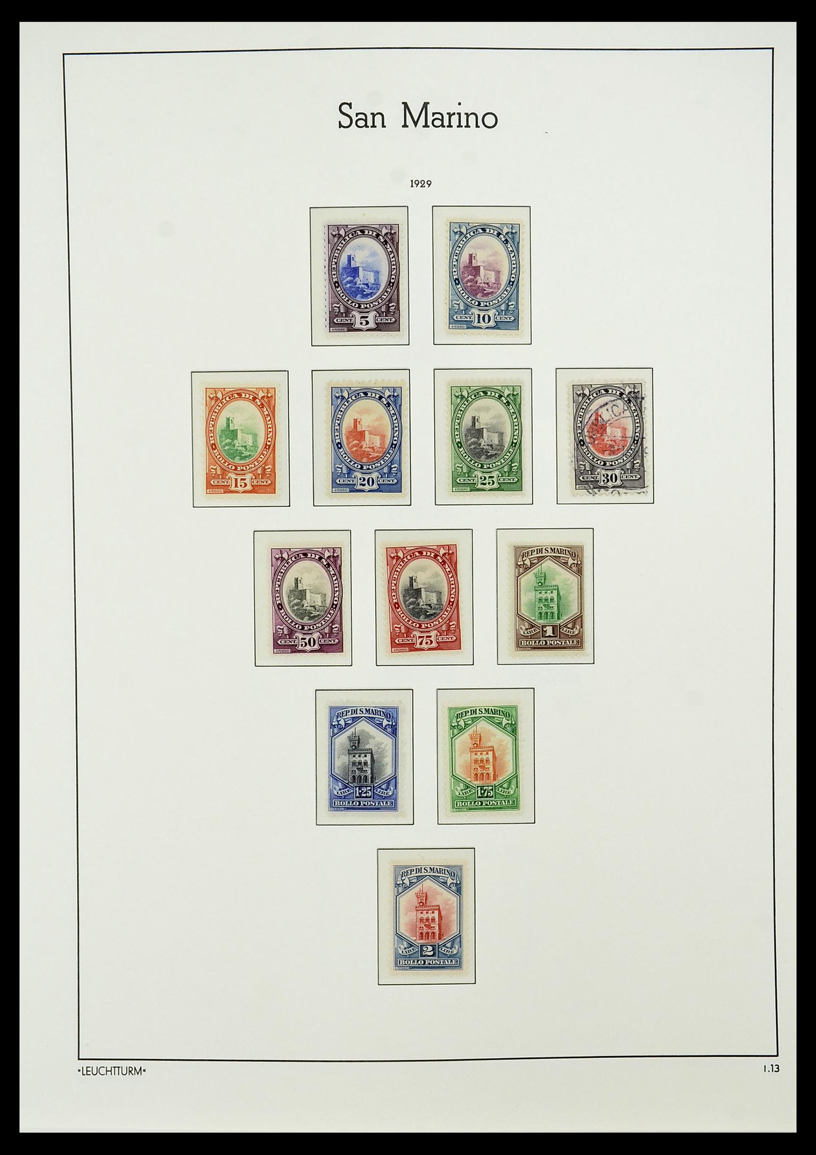 34243 013 - Postzegelverzameling 34243 San Marino 1877-2008.