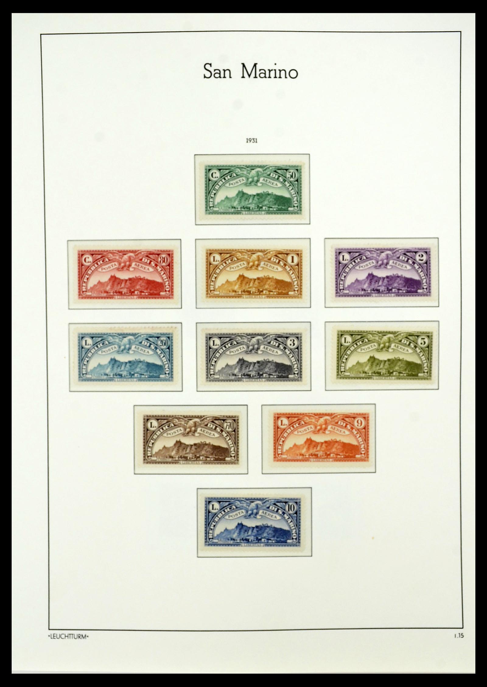 34243 015 - Stamp collection 34243 San Marino 1877-2008.