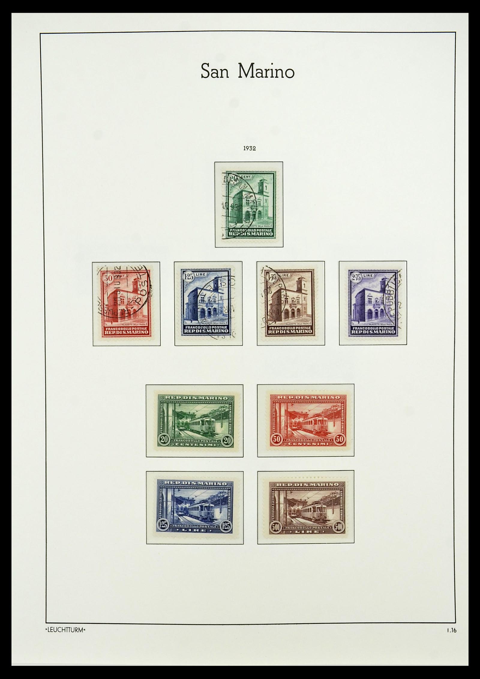 34243 016 - Stamp collection 34243 San Marino 1877-2008.