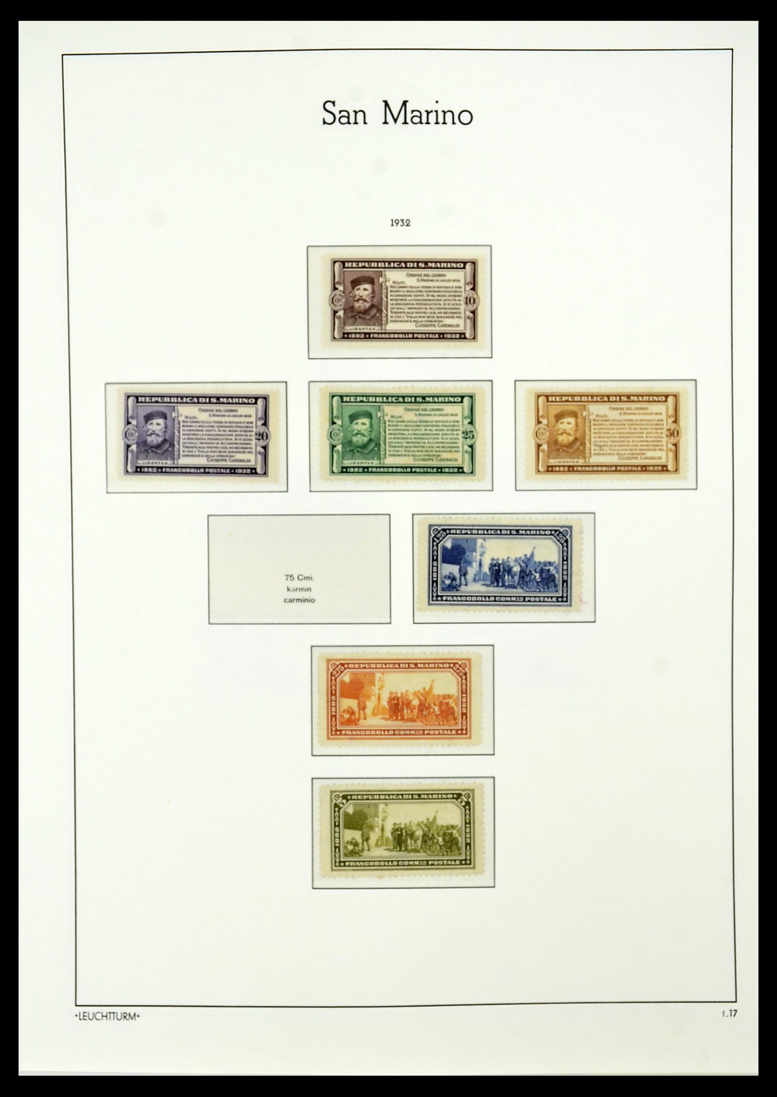 34243 017 - Postzegelverzameling 34243 San Marino 1877-2008.