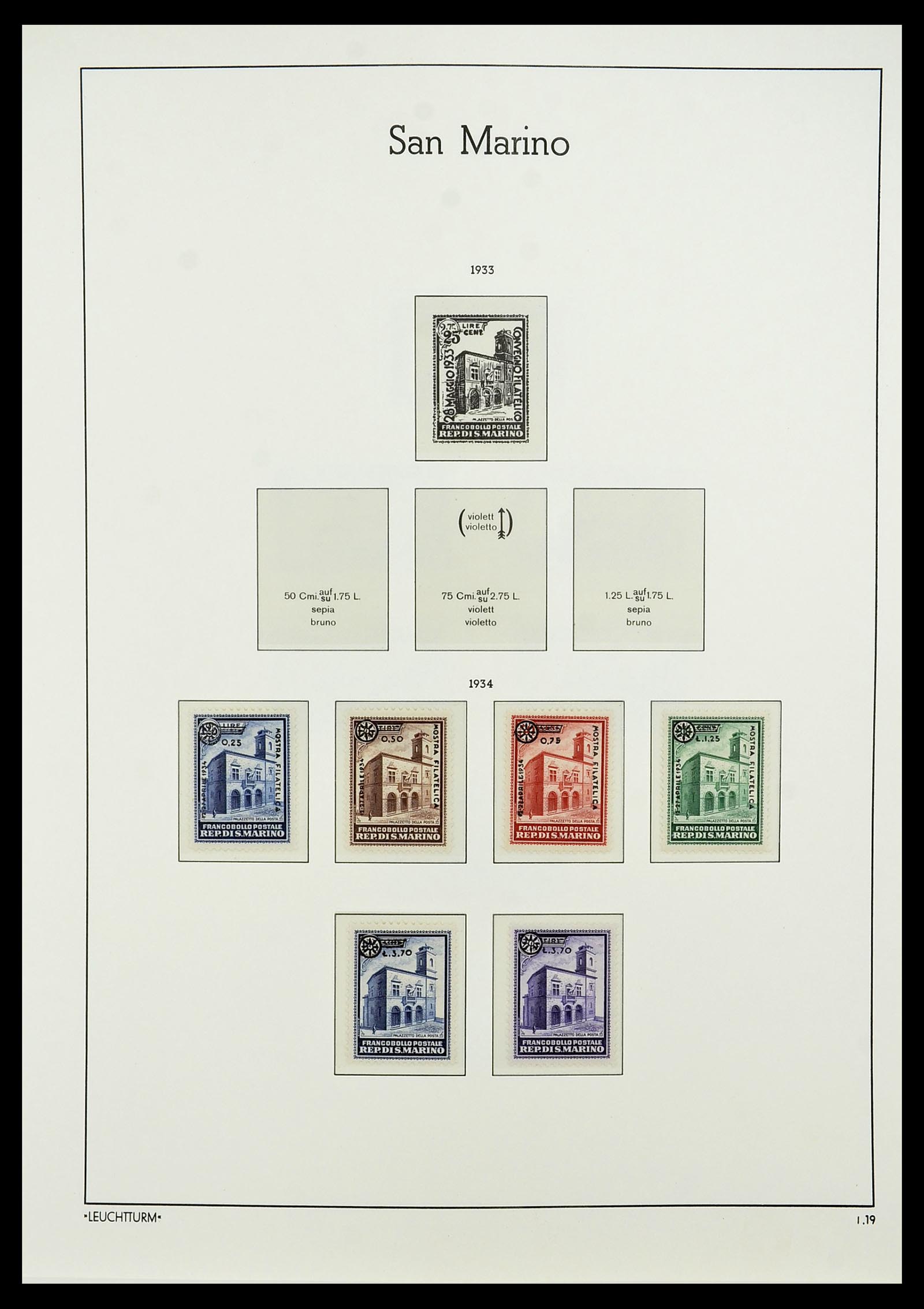34243 018 - Stamp collection 34243 San Marino 1877-2008.