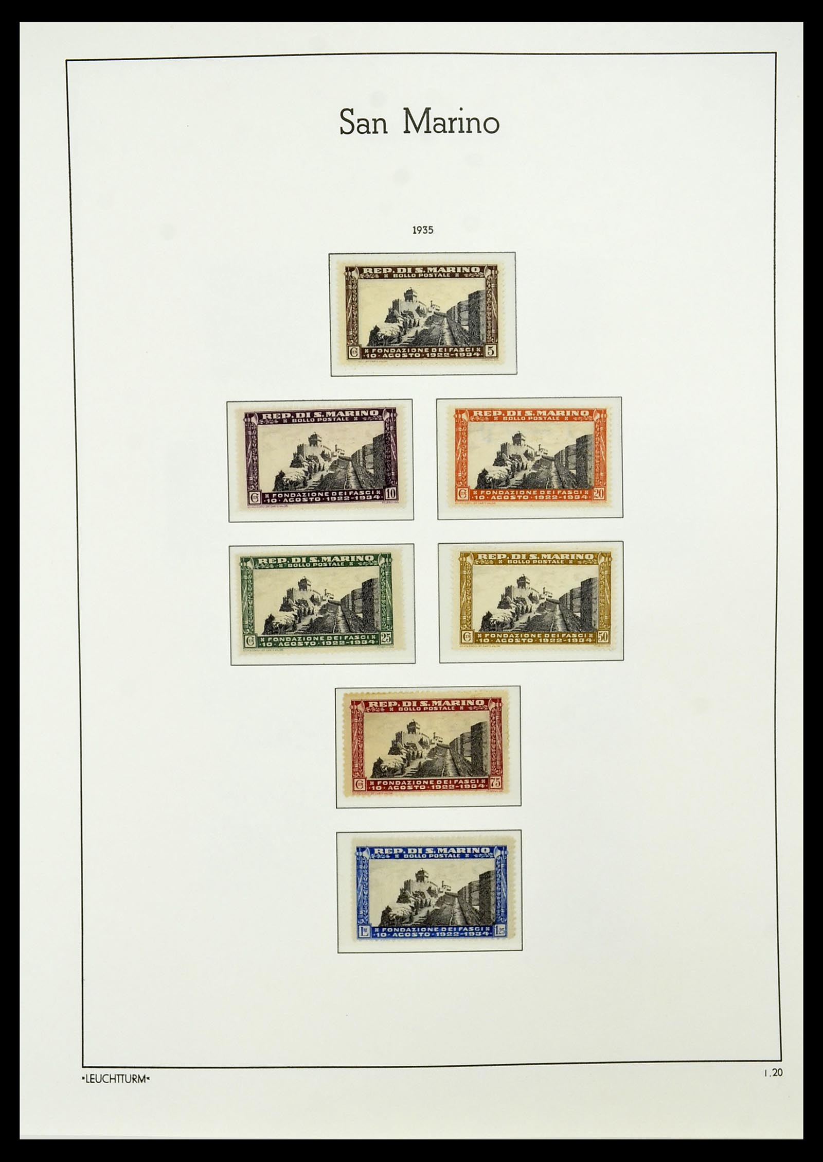 34243 020 - Stamp collection 34243 San Marino 1877-2008.