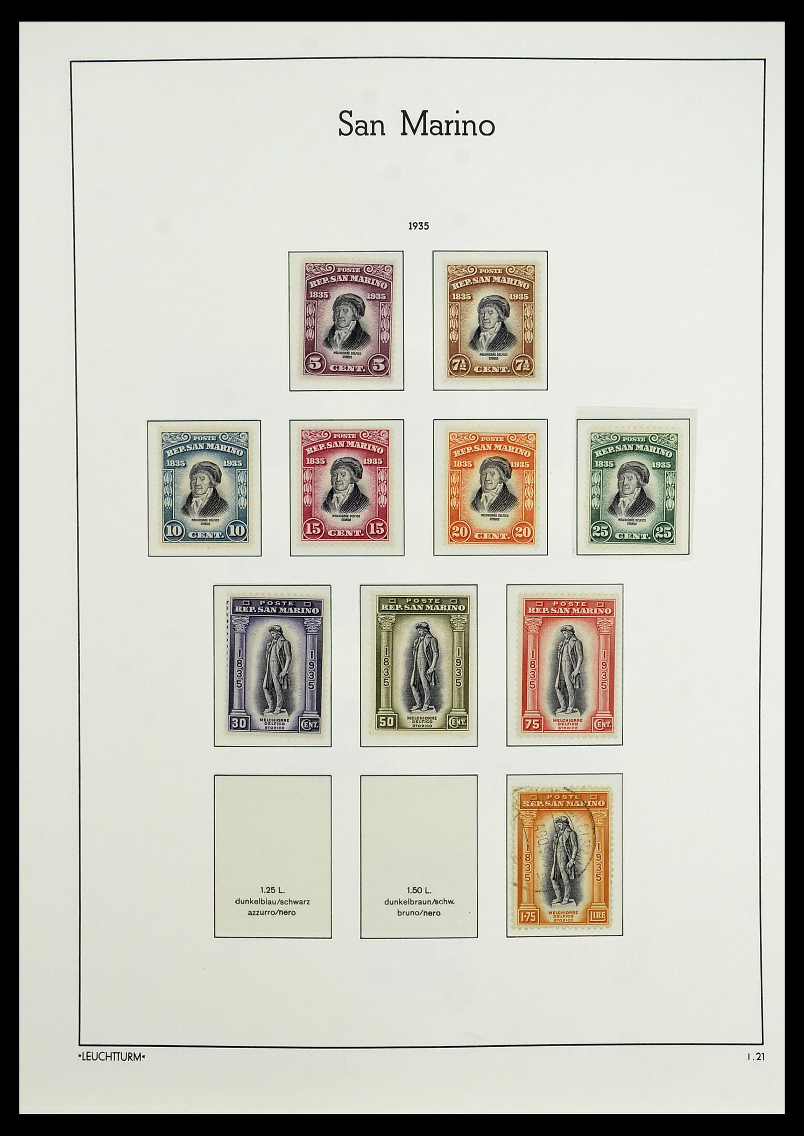 34243 021 - Postzegelverzameling 34243 San Marino 1877-2008.