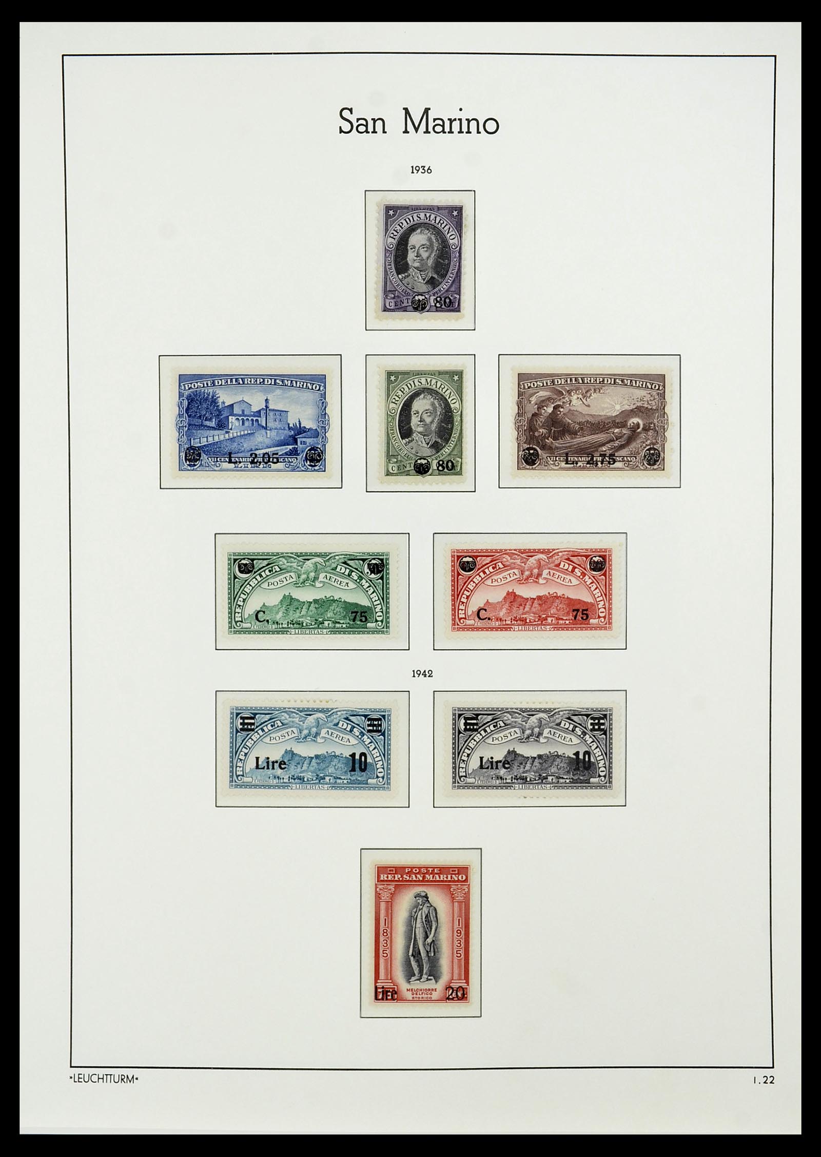 34243 024 - Stamp collection 34243 San Marino 1877-2008.