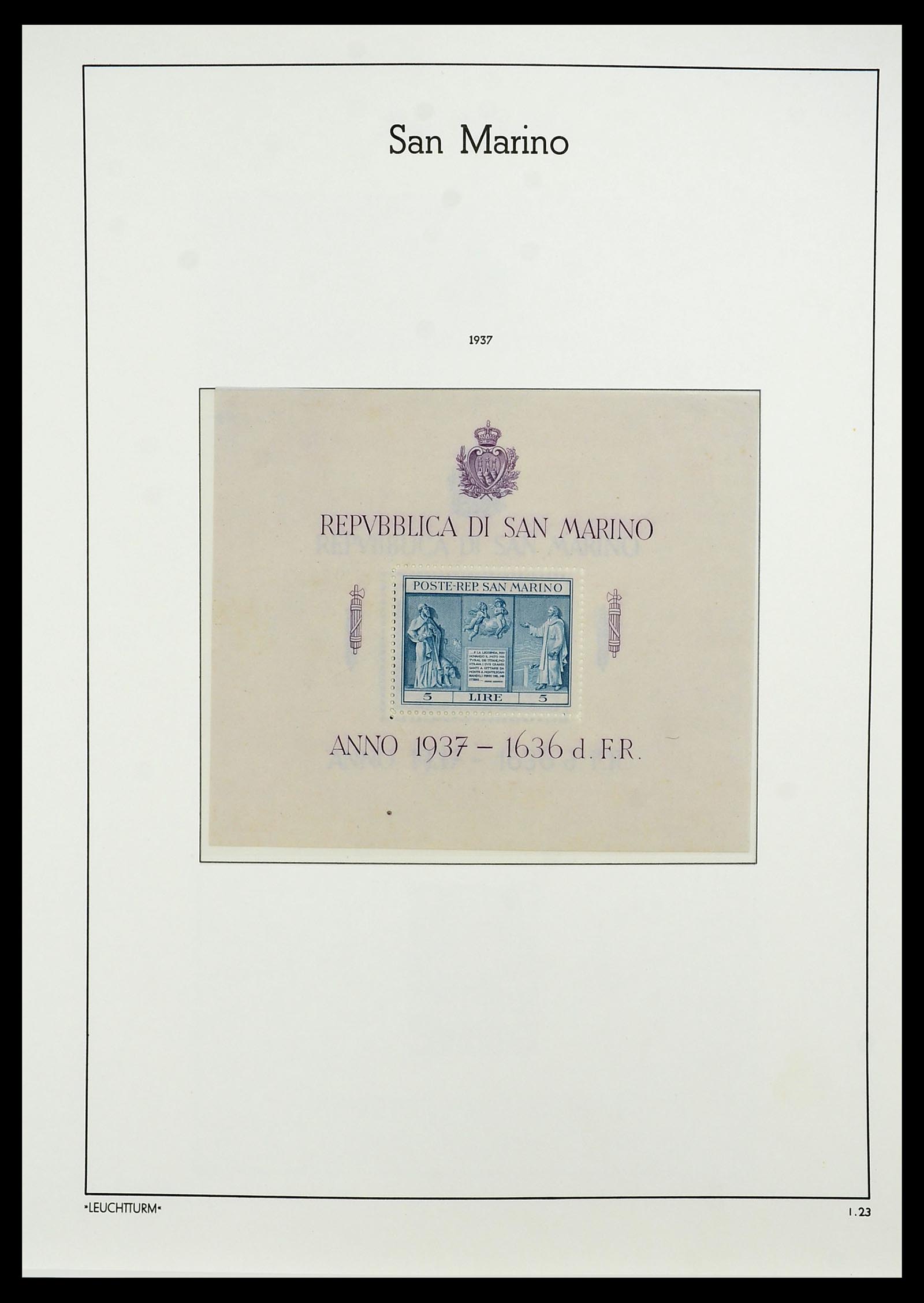 34243 025 - Stamp collection 34243 San Marino 1877-2008.