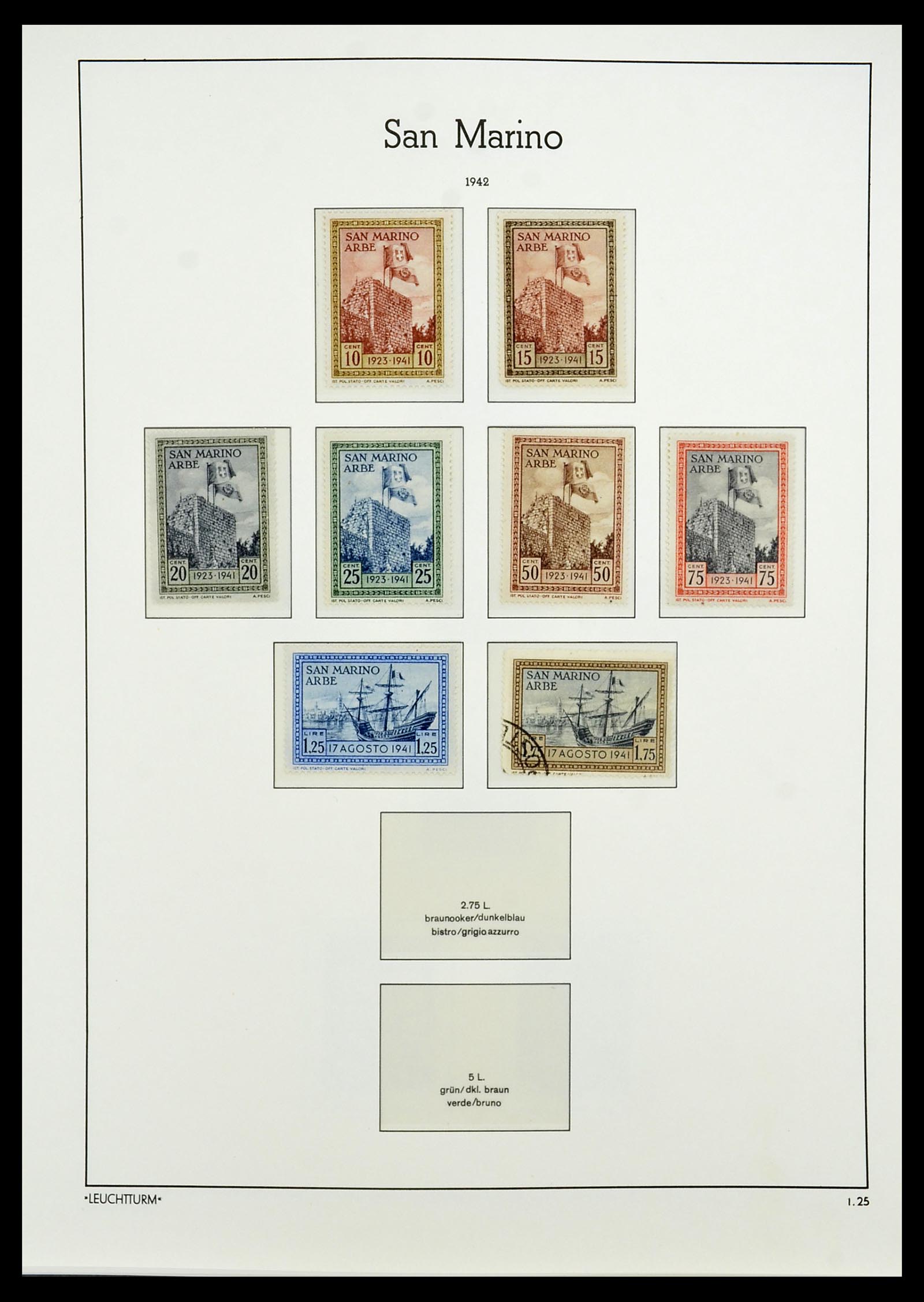 34243 027 - Stamp collection 34243 San Marino 1877-2008.