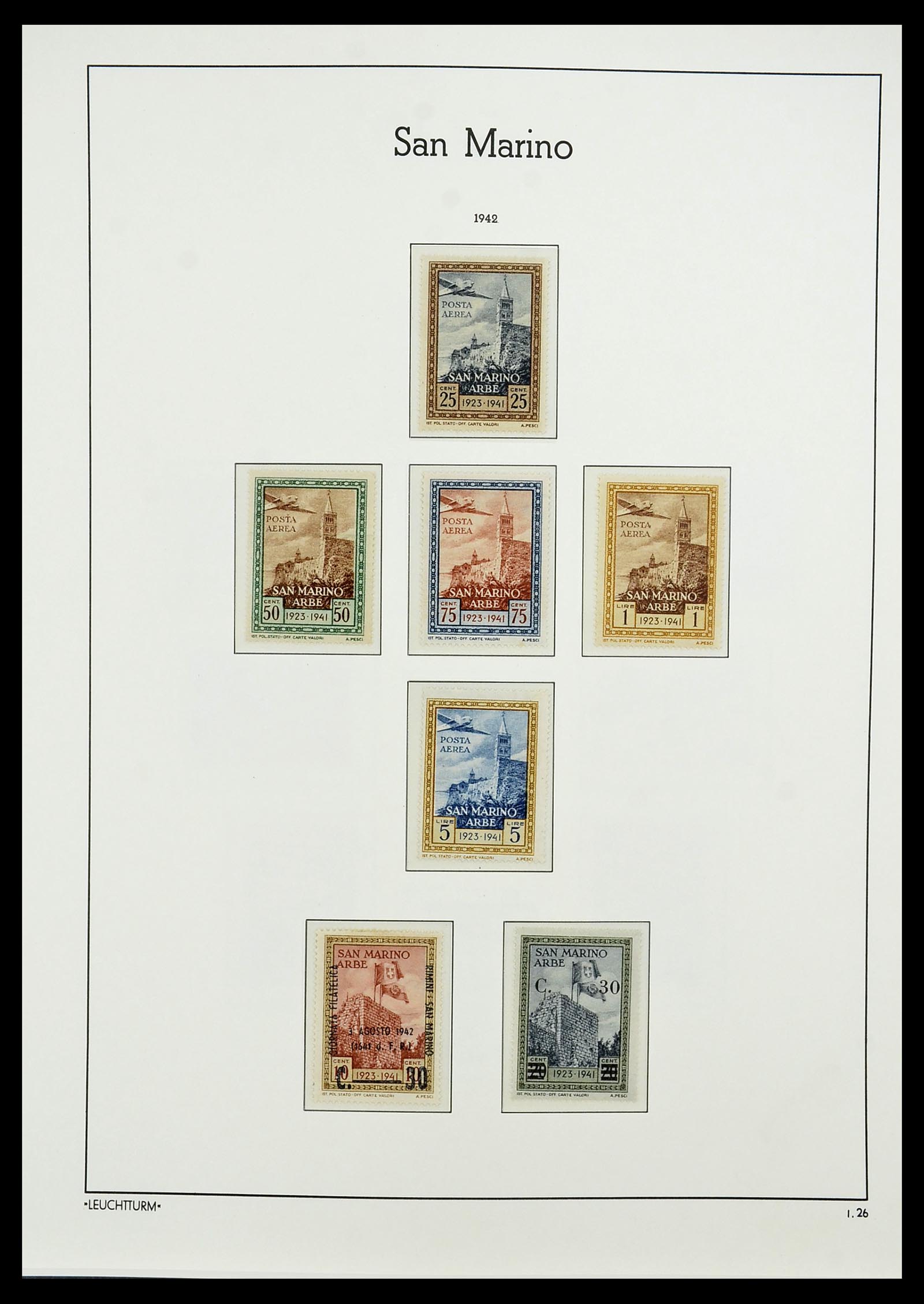 34243 028 - Stamp collection 34243 San Marino 1877-2008.
