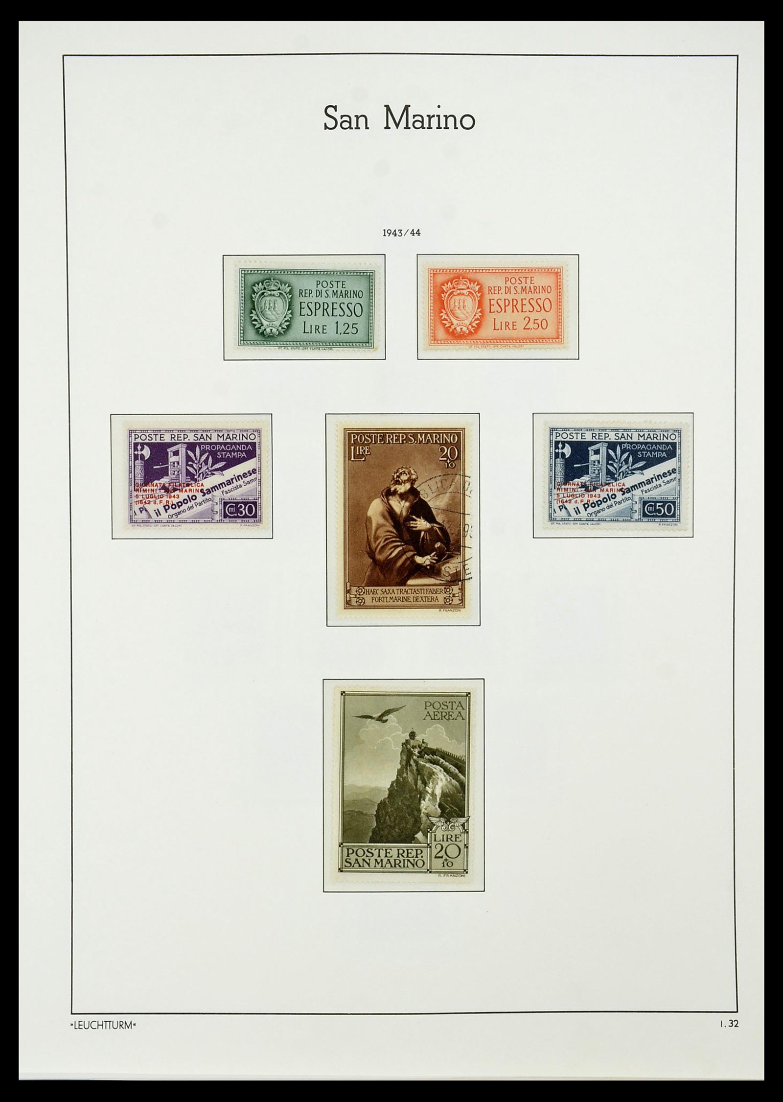 34243 034 - Postzegelverzameling 34243 San Marino 1877-2008.