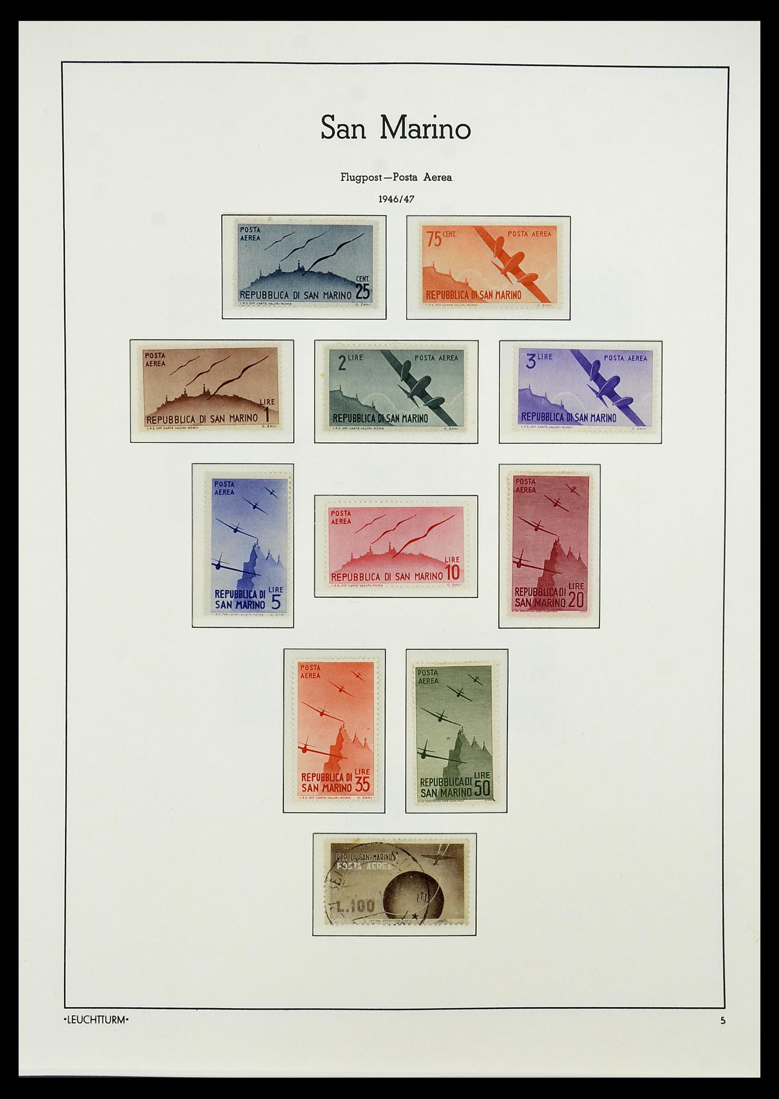34243 039 - Stamp collection 34243 San Marino 1877-2008.