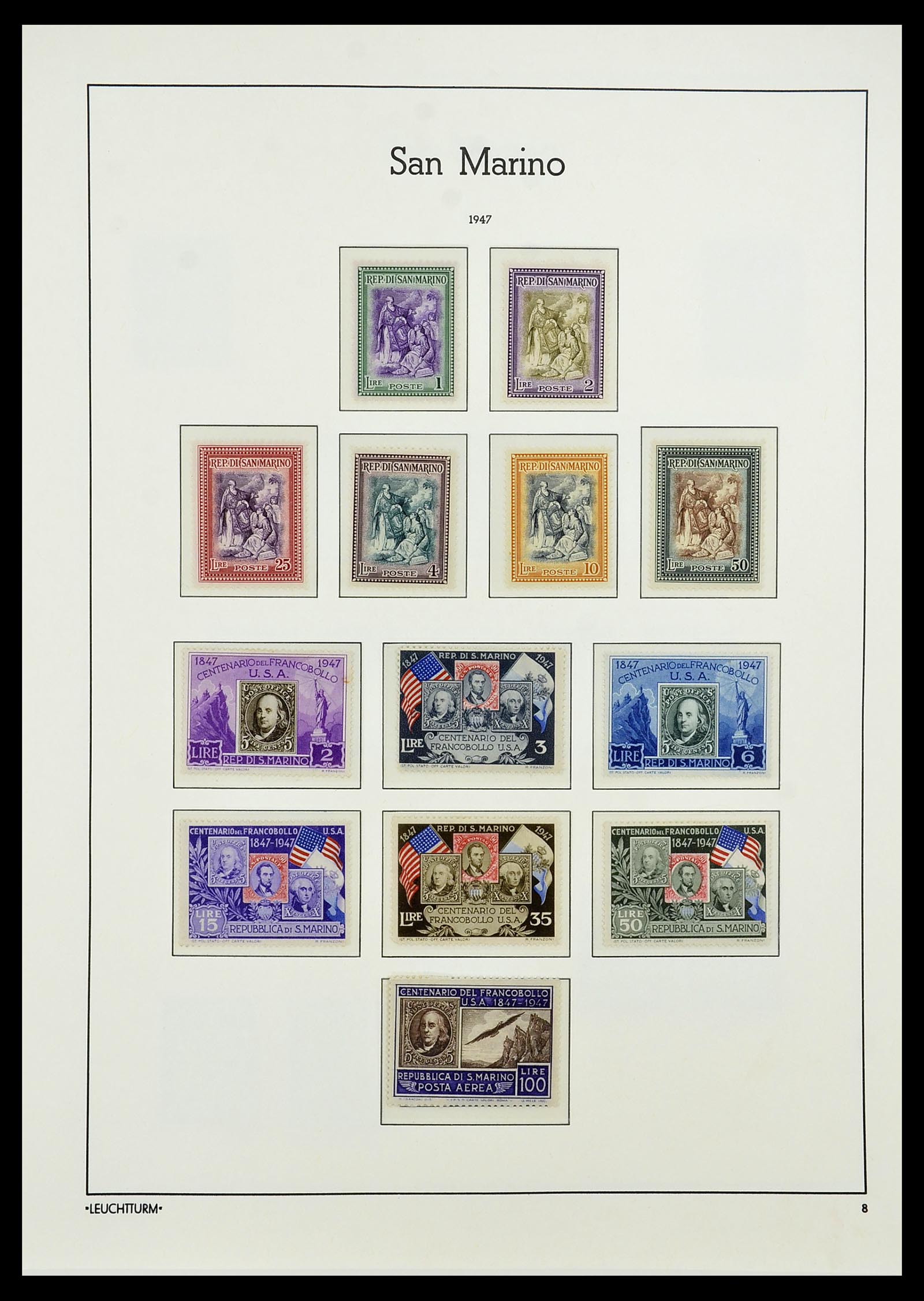 34243 042 - Postzegelverzameling 34243 San Marino 1877-2008.