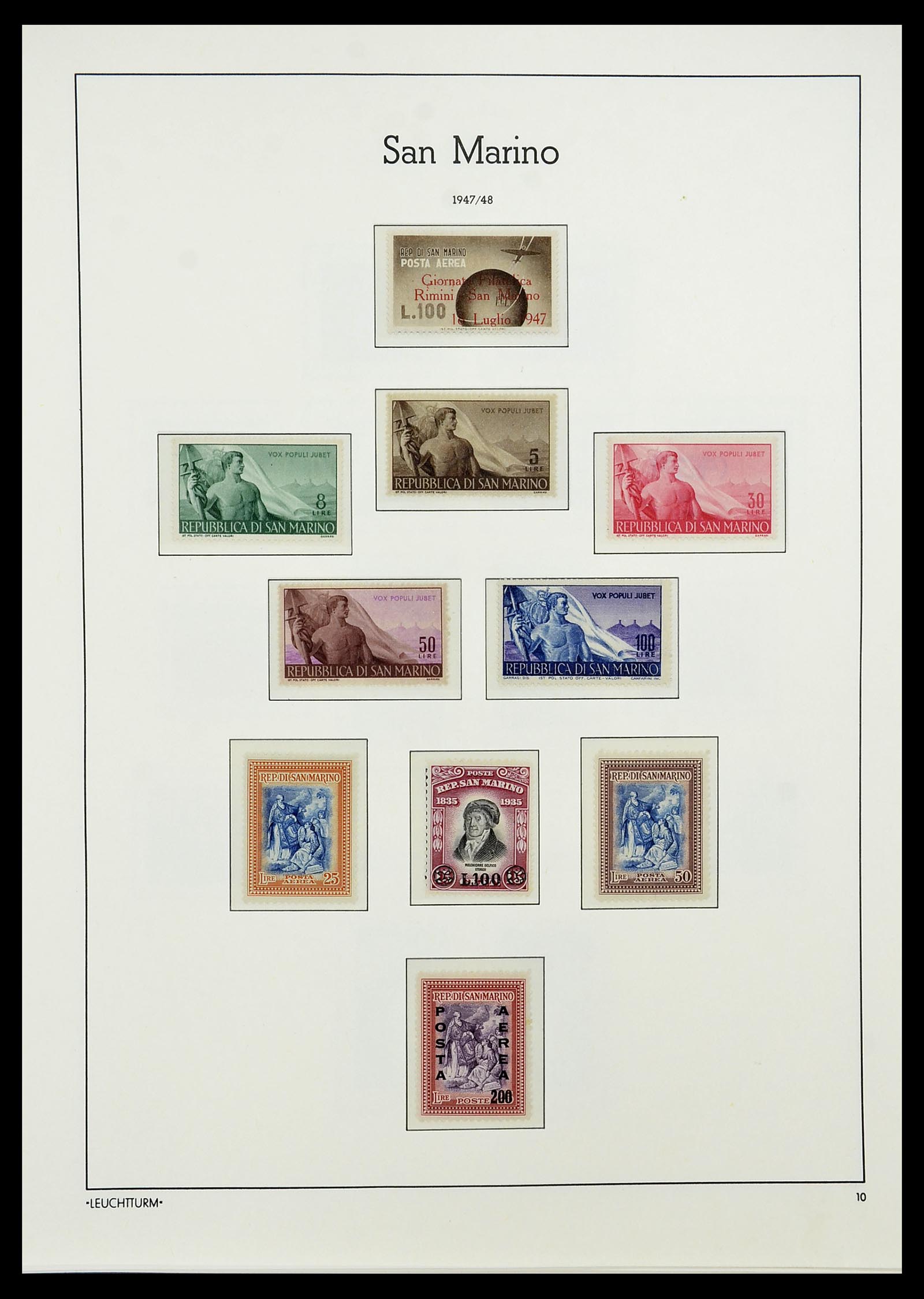 34243 044 - Stamp collection 34243 San Marino 1877-2008.