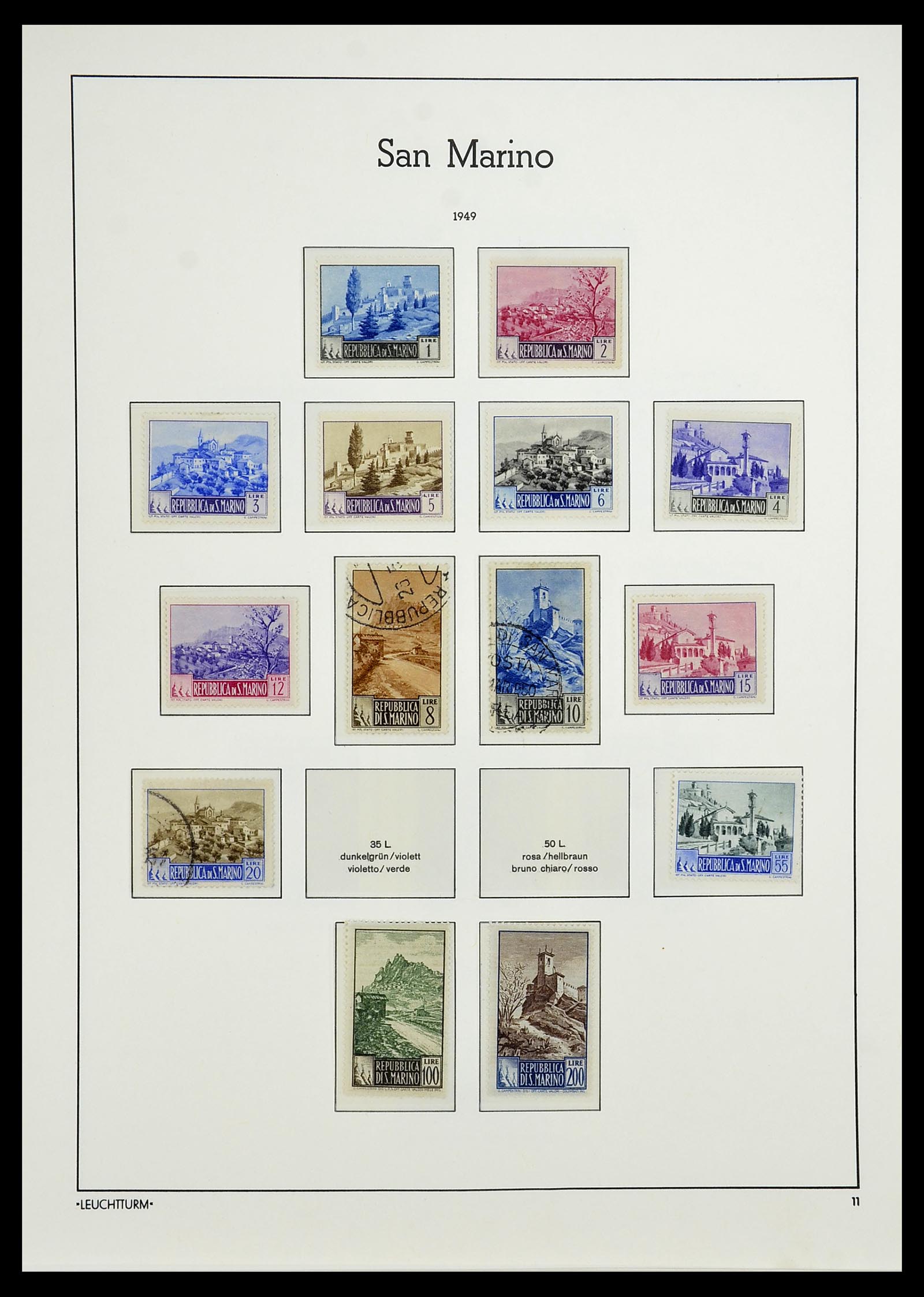 34243 045 - Stamp collection 34243 San Marino 1877-2008.