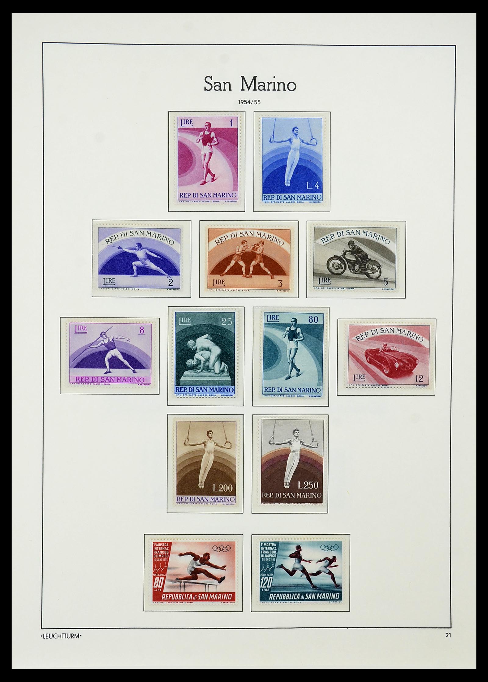 34243 056 - Postzegelverzameling 34243 San Marino 1877-2008.